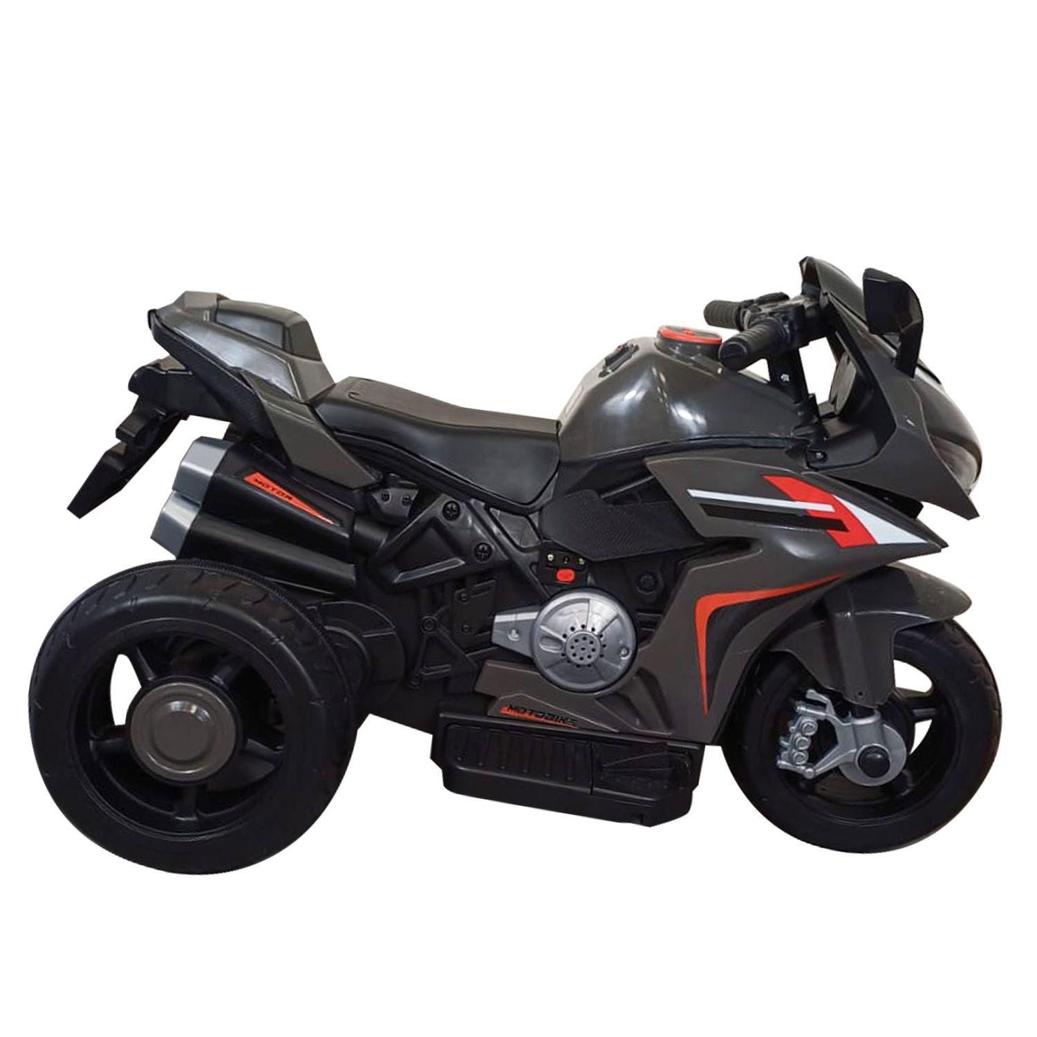 Trimoto BigTrail Niños Infantil 6V a Batería Gris-2