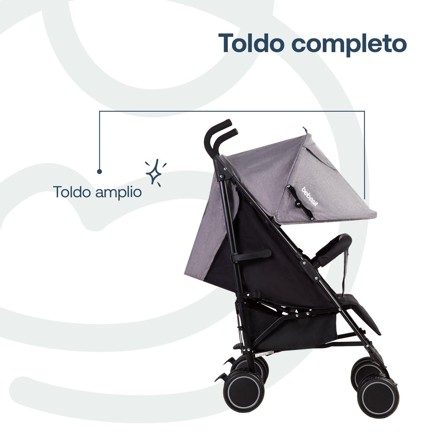 Coche Paragua Khronos Gris Oscuro-5