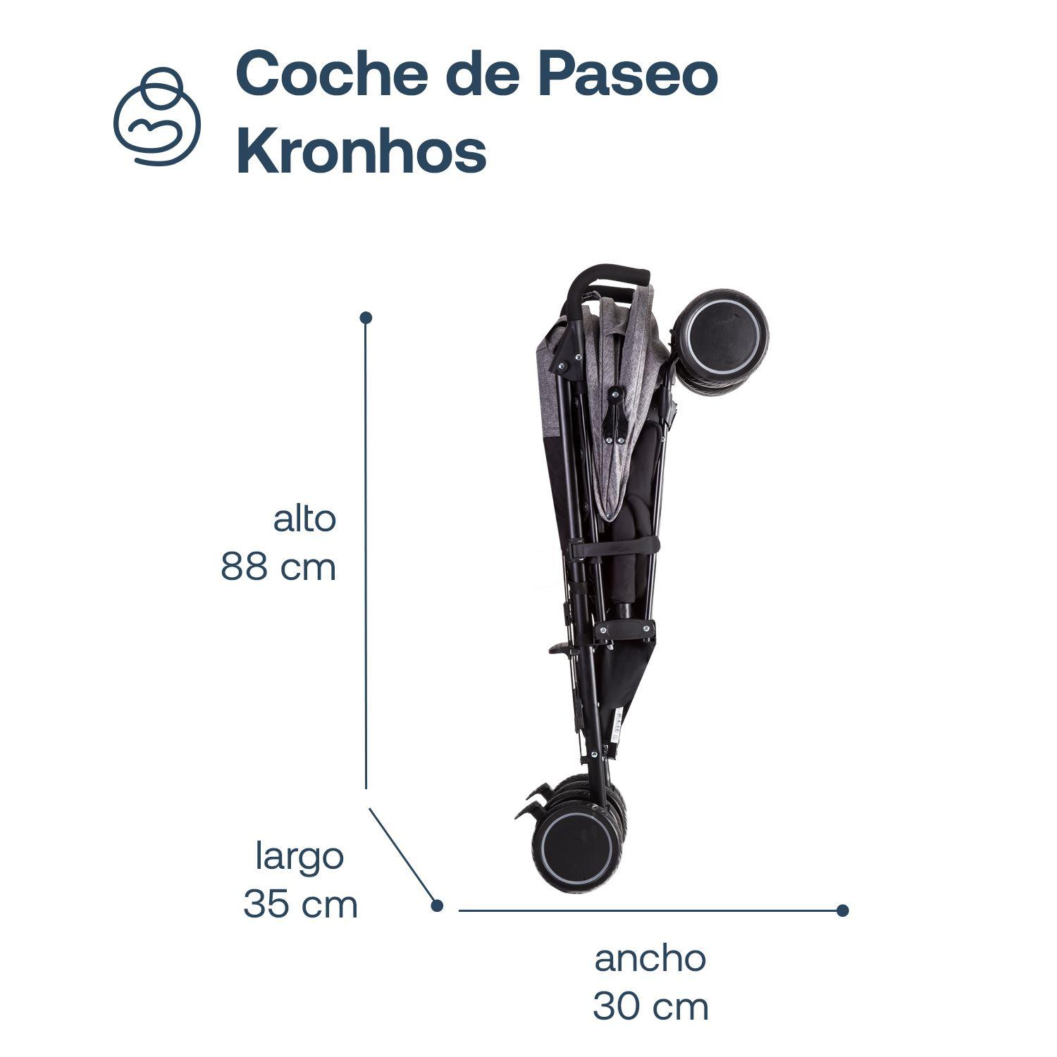 Coche Paragua Khronos Gris Oscuro-7