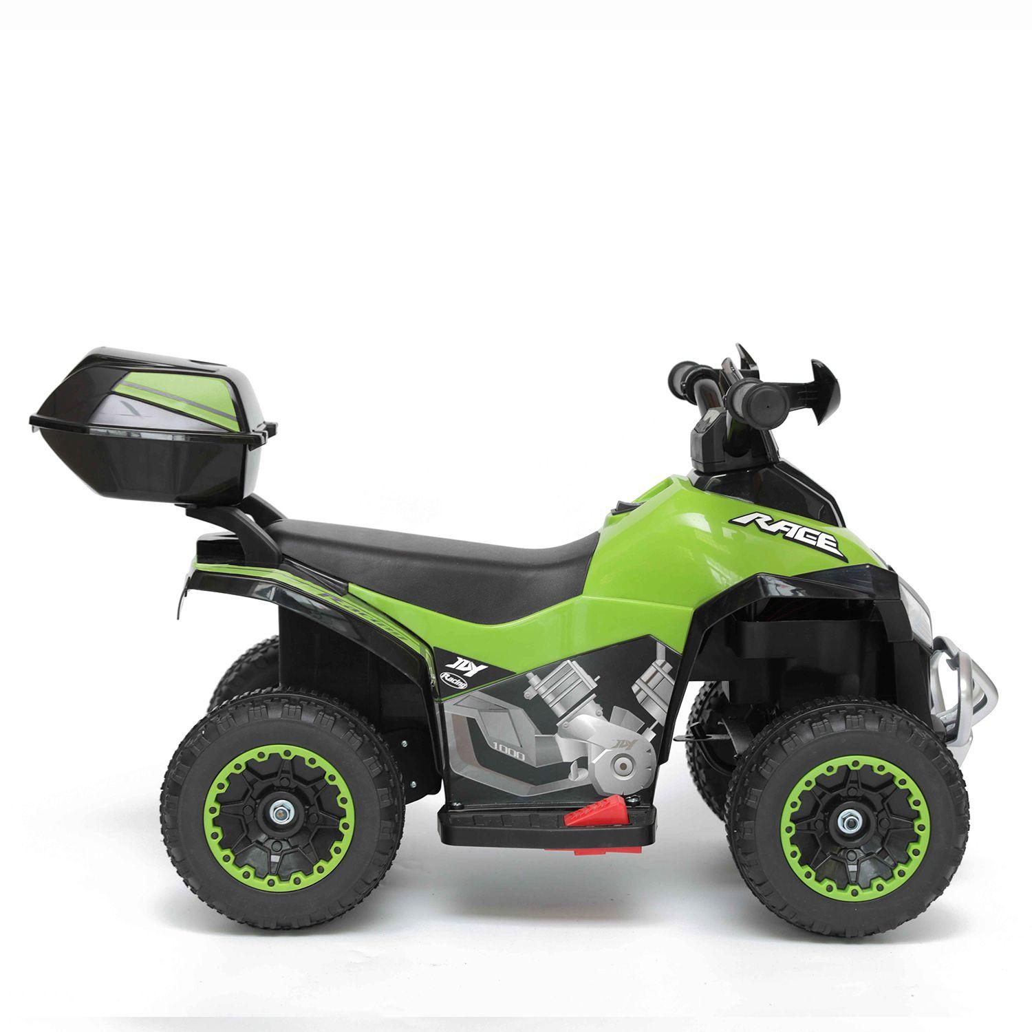 Cuatrimoto a Batería Quad Lx Verde Bebesit-5