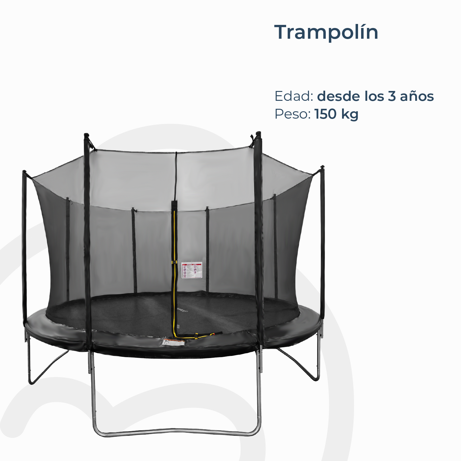 Cama Elástica Trampolín 4,27 mt + Escalera y Malla Seguridad-3