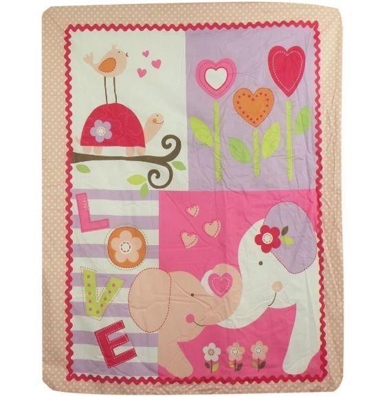 Set de Cuna estampado Bebesit - Rosado-1