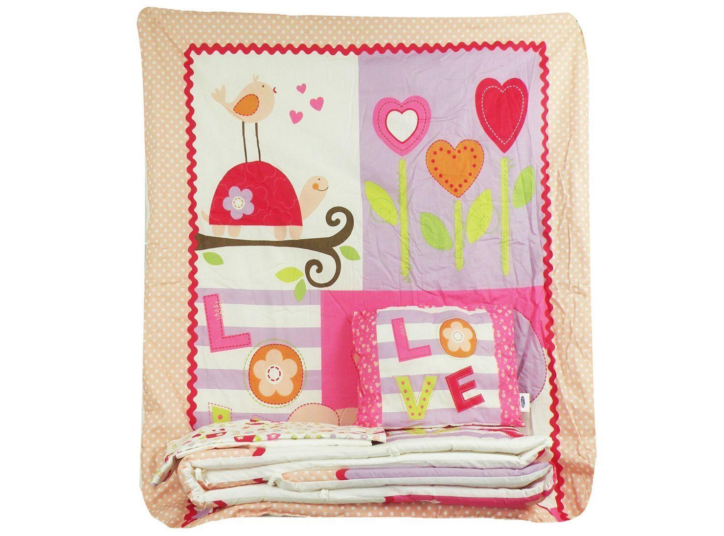 Set de Cuna estampado Bebesit - Rosado-2