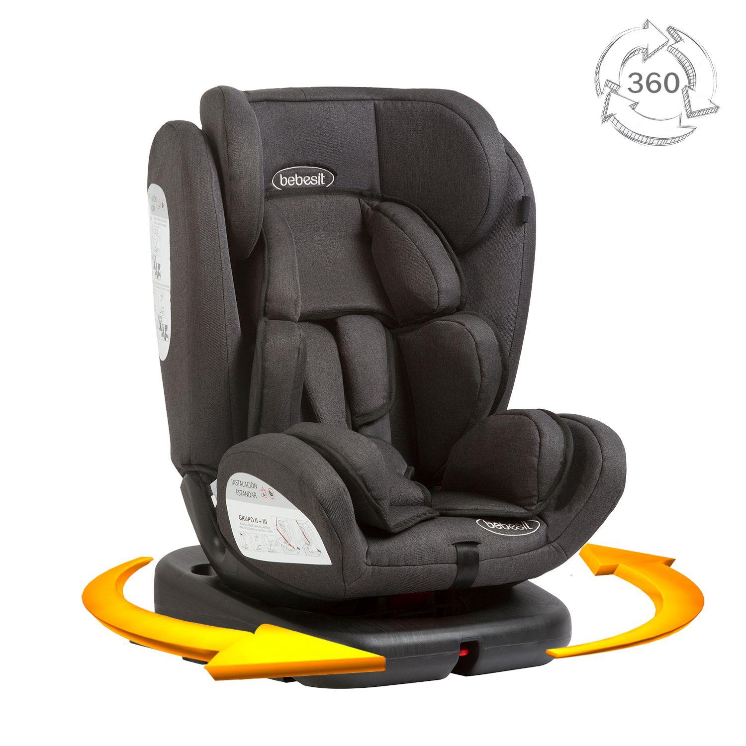 Silla de Auto Revo 2 Isofix Negra Bebesit-4