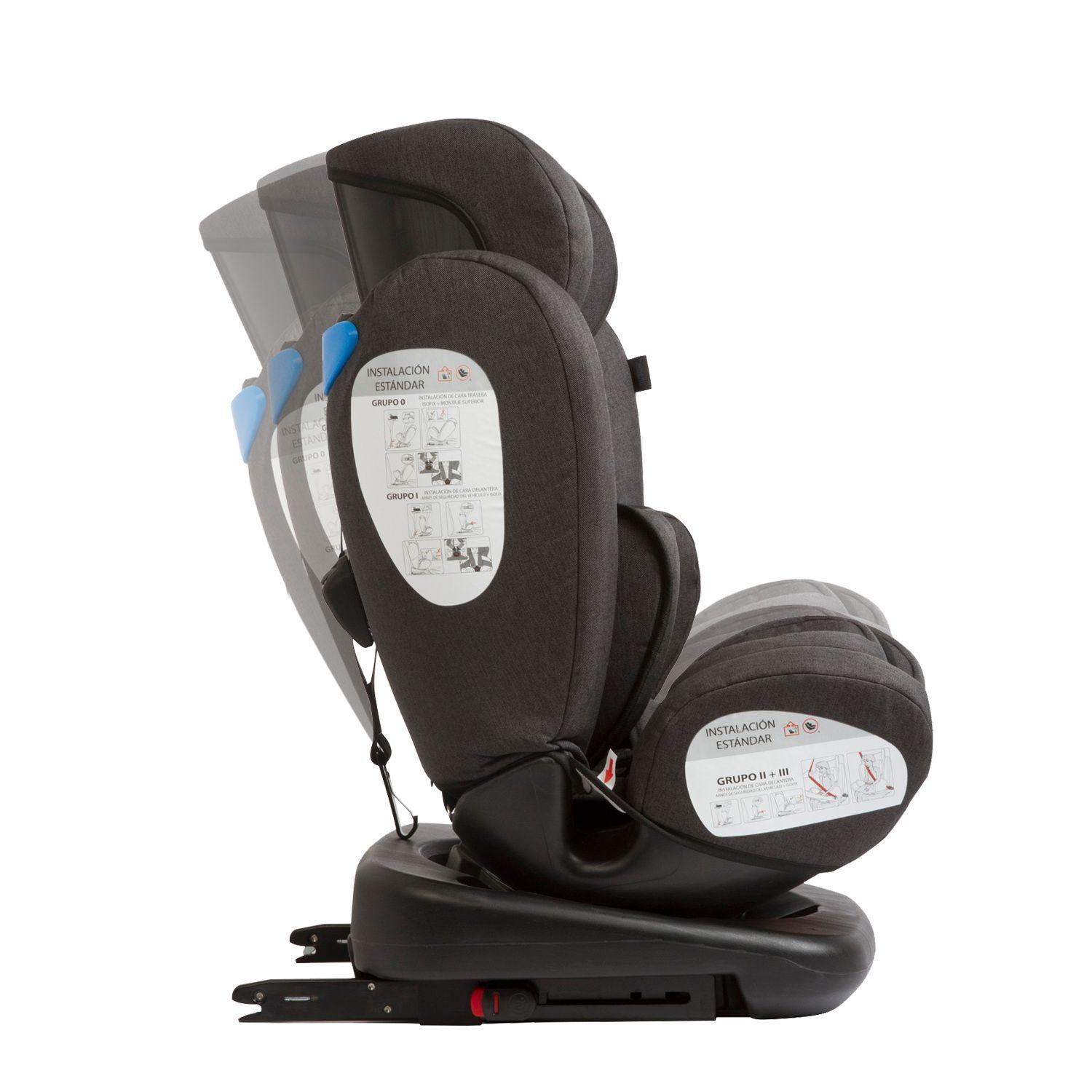 Silla de Auto Revo 2 Isofix Negra Bebesit-6