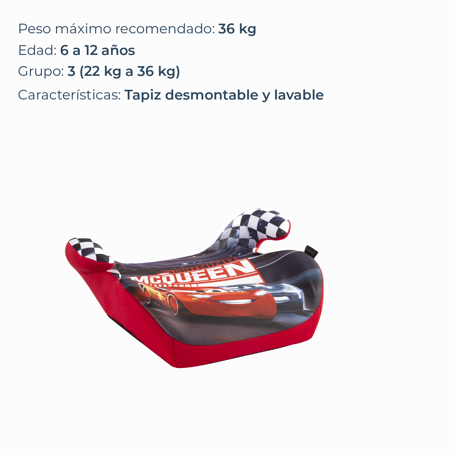 Alzador para Auto Cars Disney-2