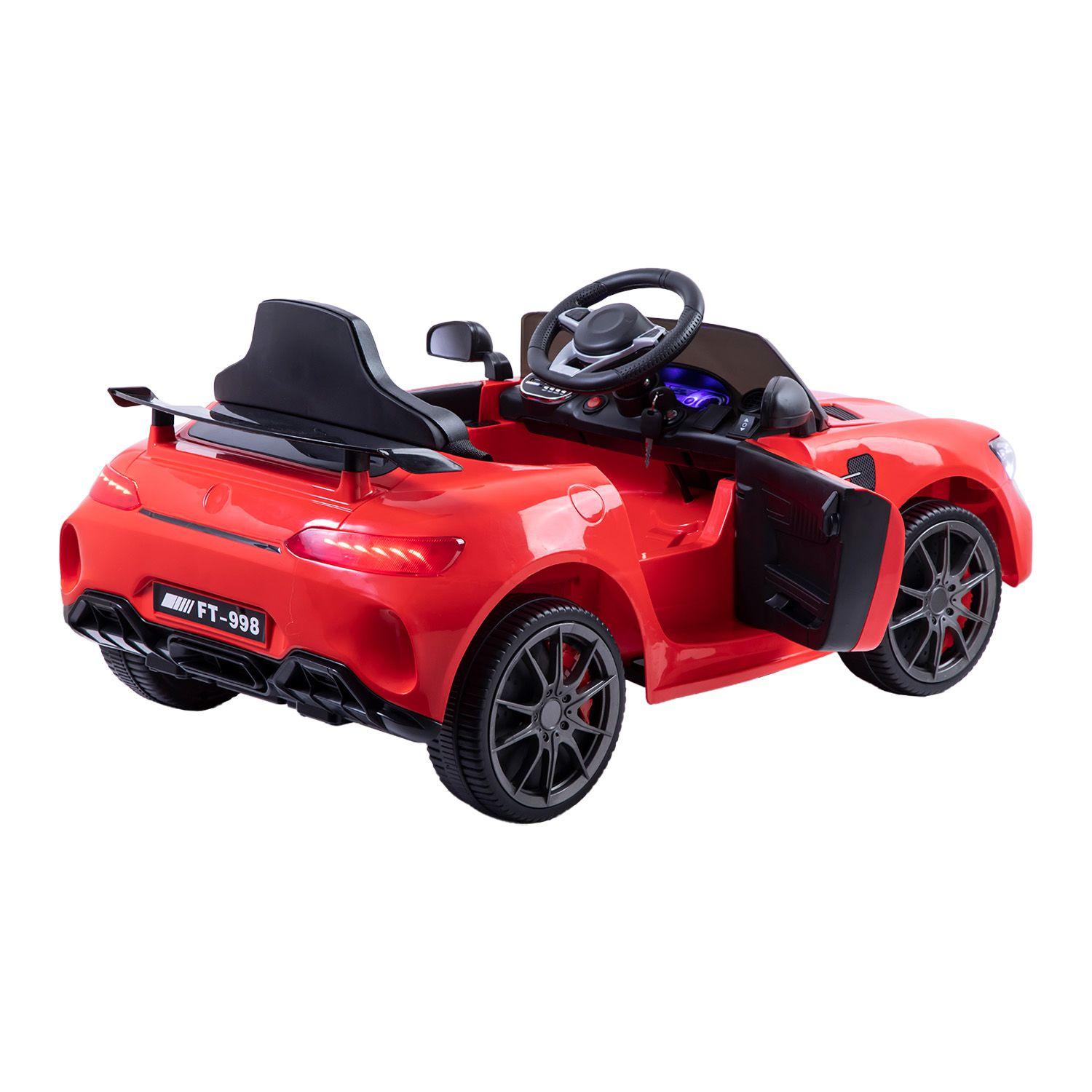 Auto a Batería Eléctrico Coupe Rojo Bebesit-4