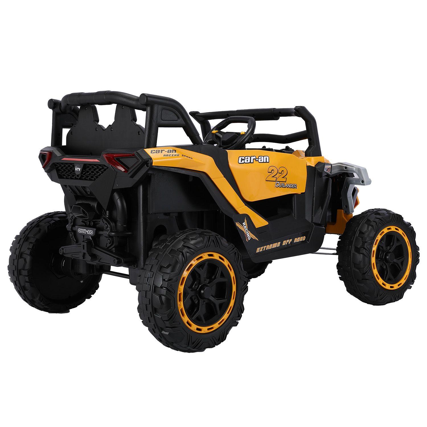 Auto a Batería Buggy 4x4 Adventure Infantil Naranjo-3