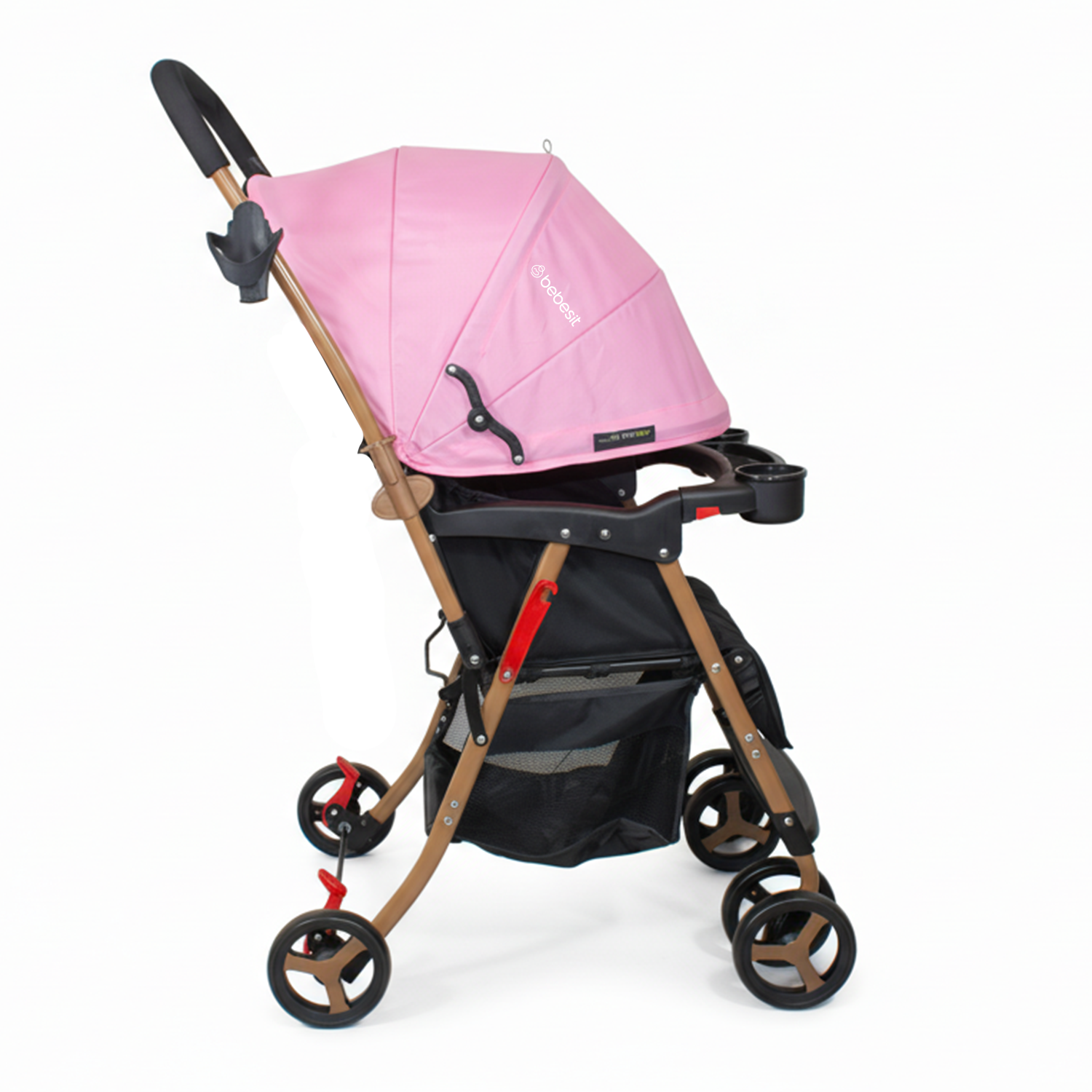 Coche Paseo Twister Gold Rosado-3