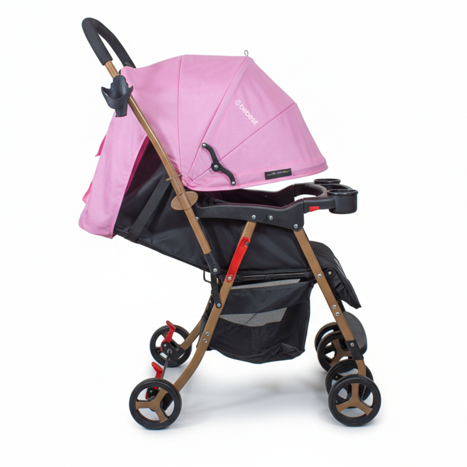 Coche Paseo Twister Gold Rosado-4