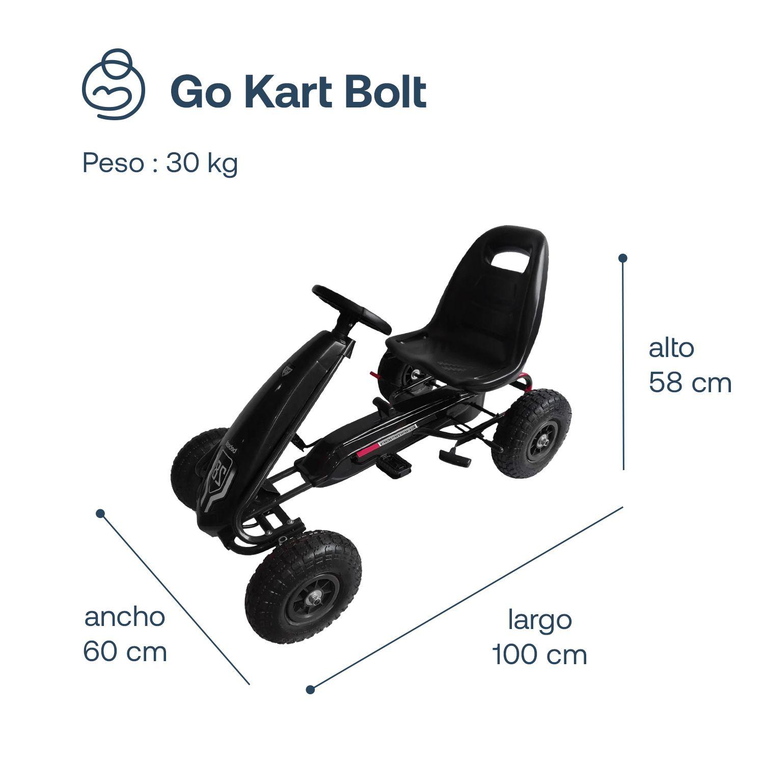 Gokart BOLT GK5040 Negro-2