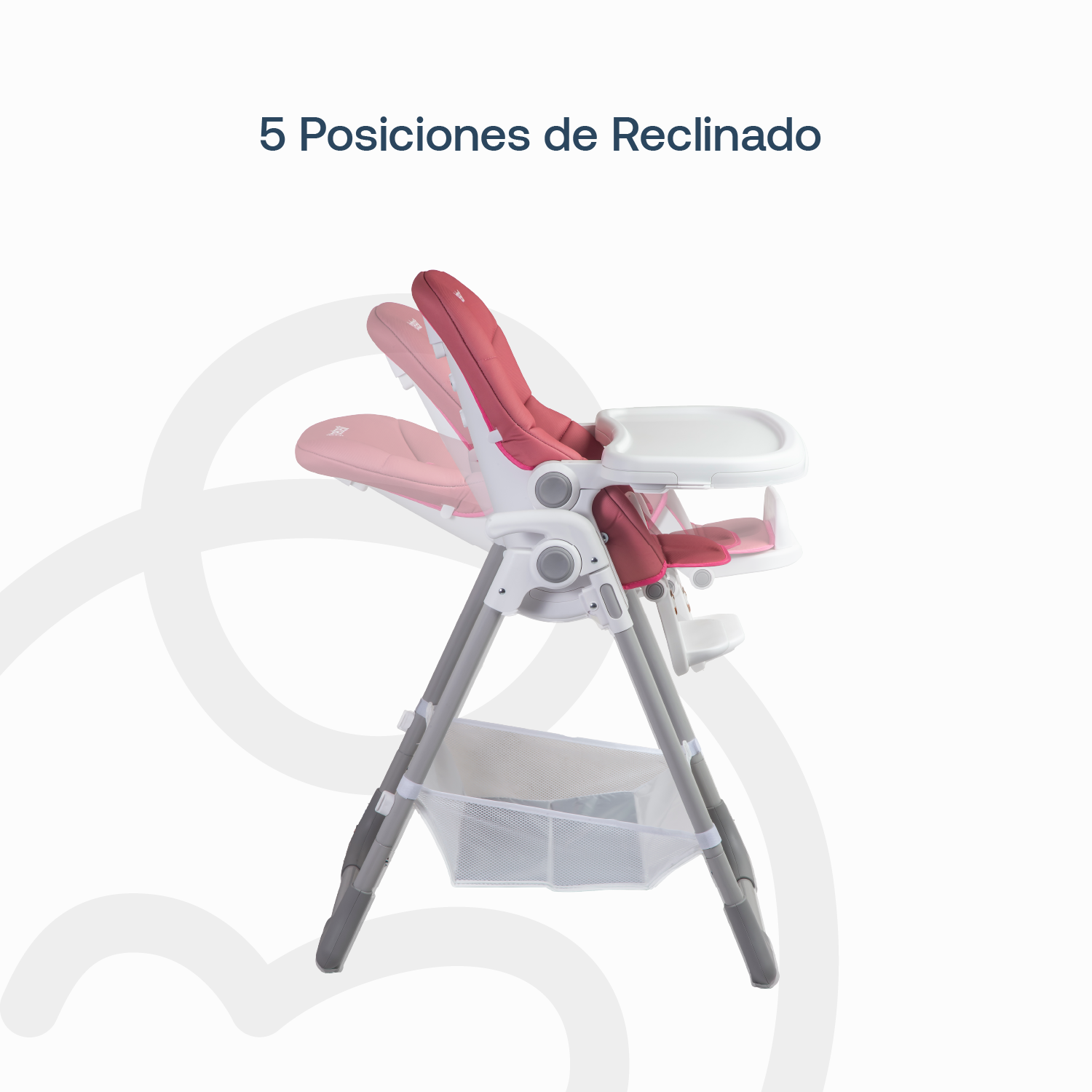 Silla de Comer Snack LX Rosada Bebesit-4