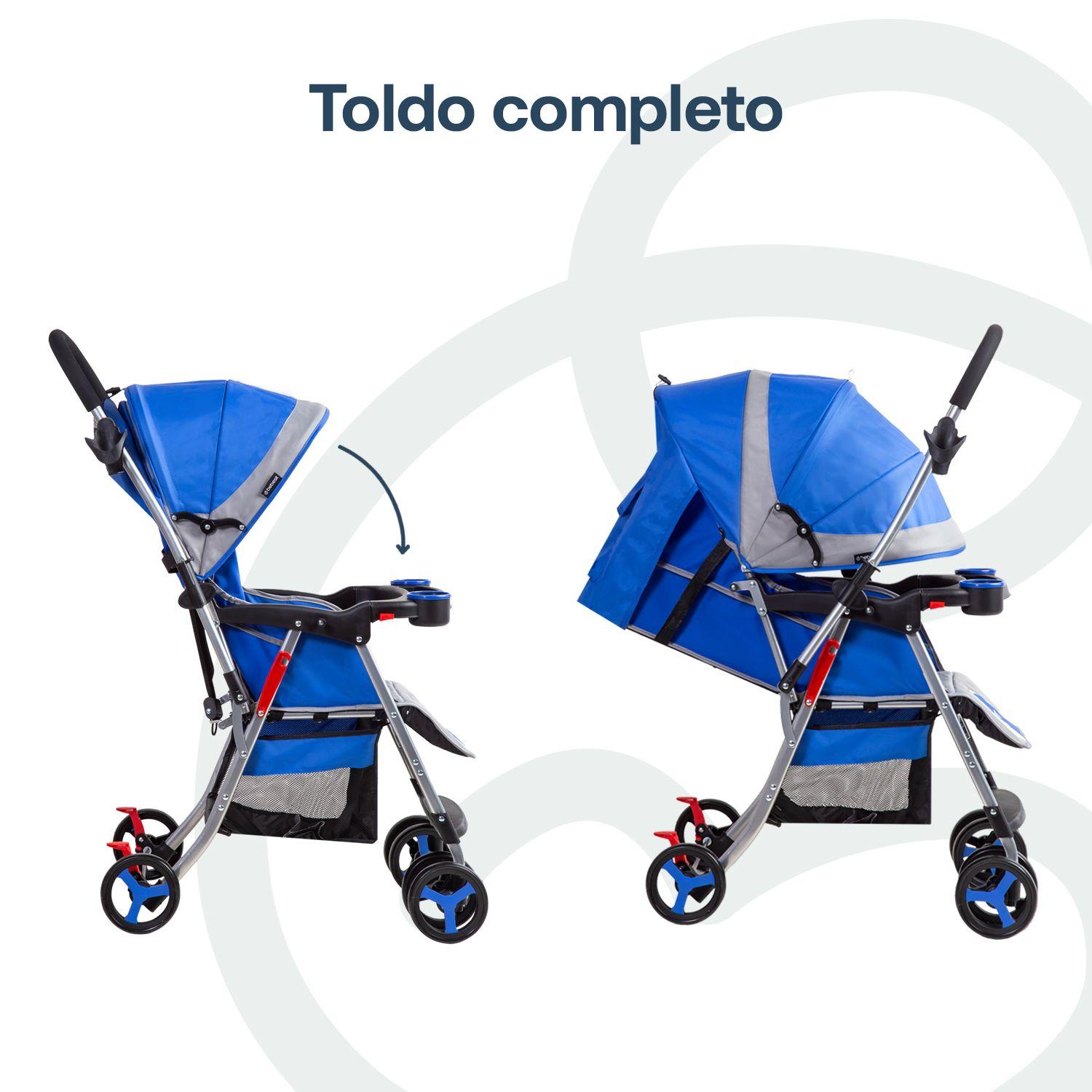 Coche Paseo y Cuna Twister SX Azul-5