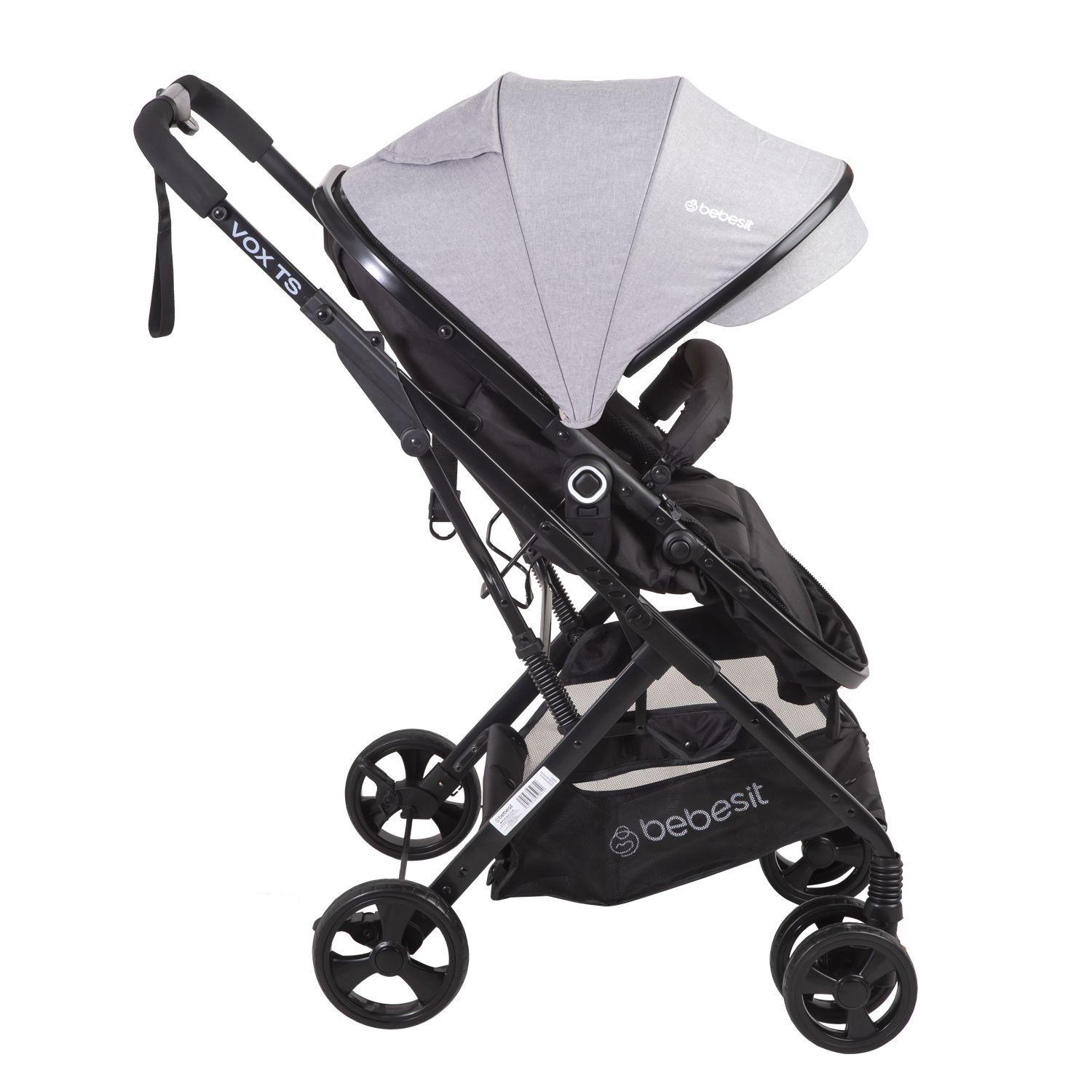 Coche Cuna Travel System Vox Gris-2