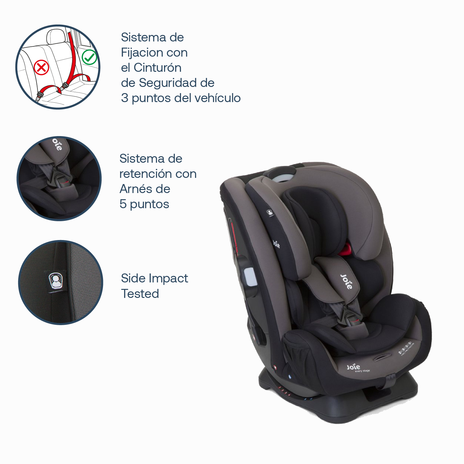 Silla de Auto Joie Convertible Every Stage - Ember-3