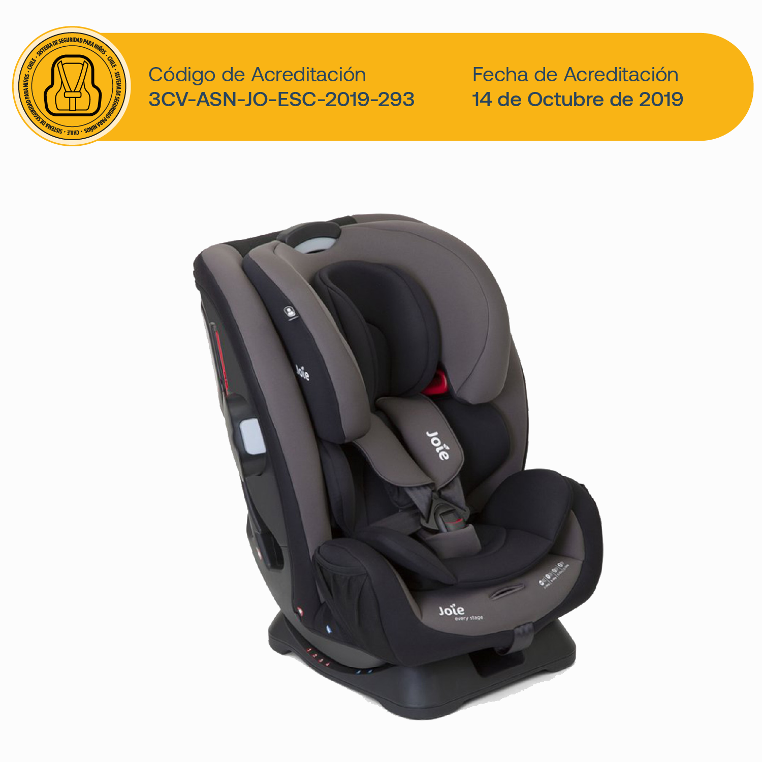 Silla de Auto Joie Convertible Every Stage - Ember-7