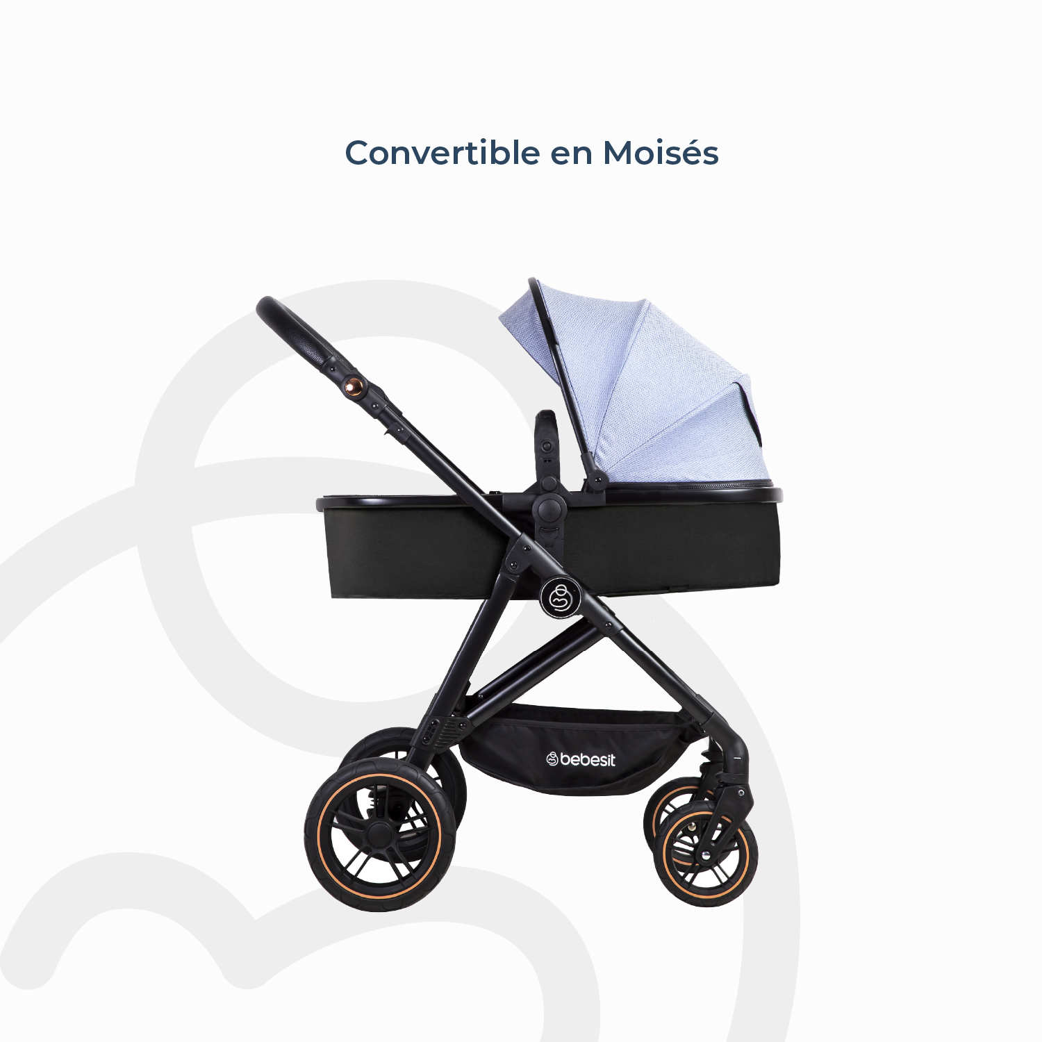 Coche Cuna Paseo Street Azul Bebesit-9