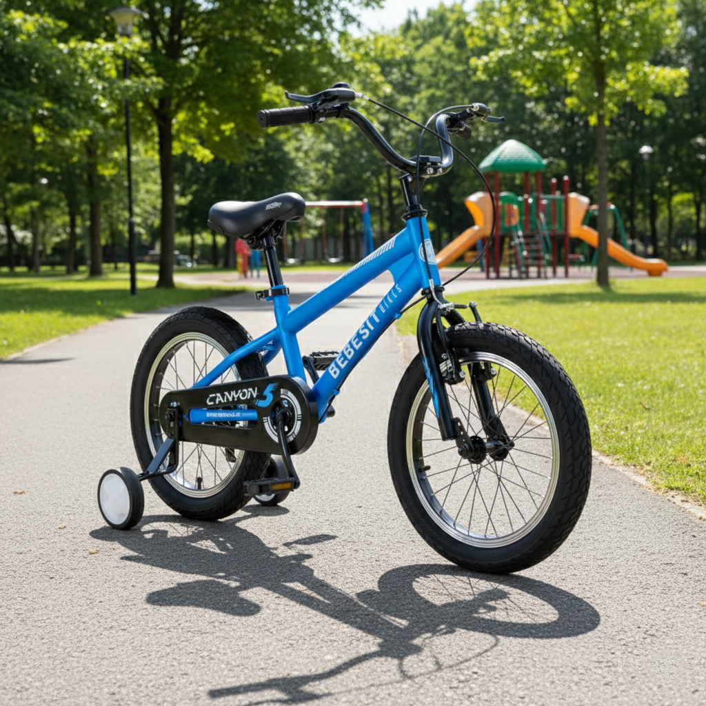 Bicicleta Infantil Canyon Aro 16 Azul Bebesit-1