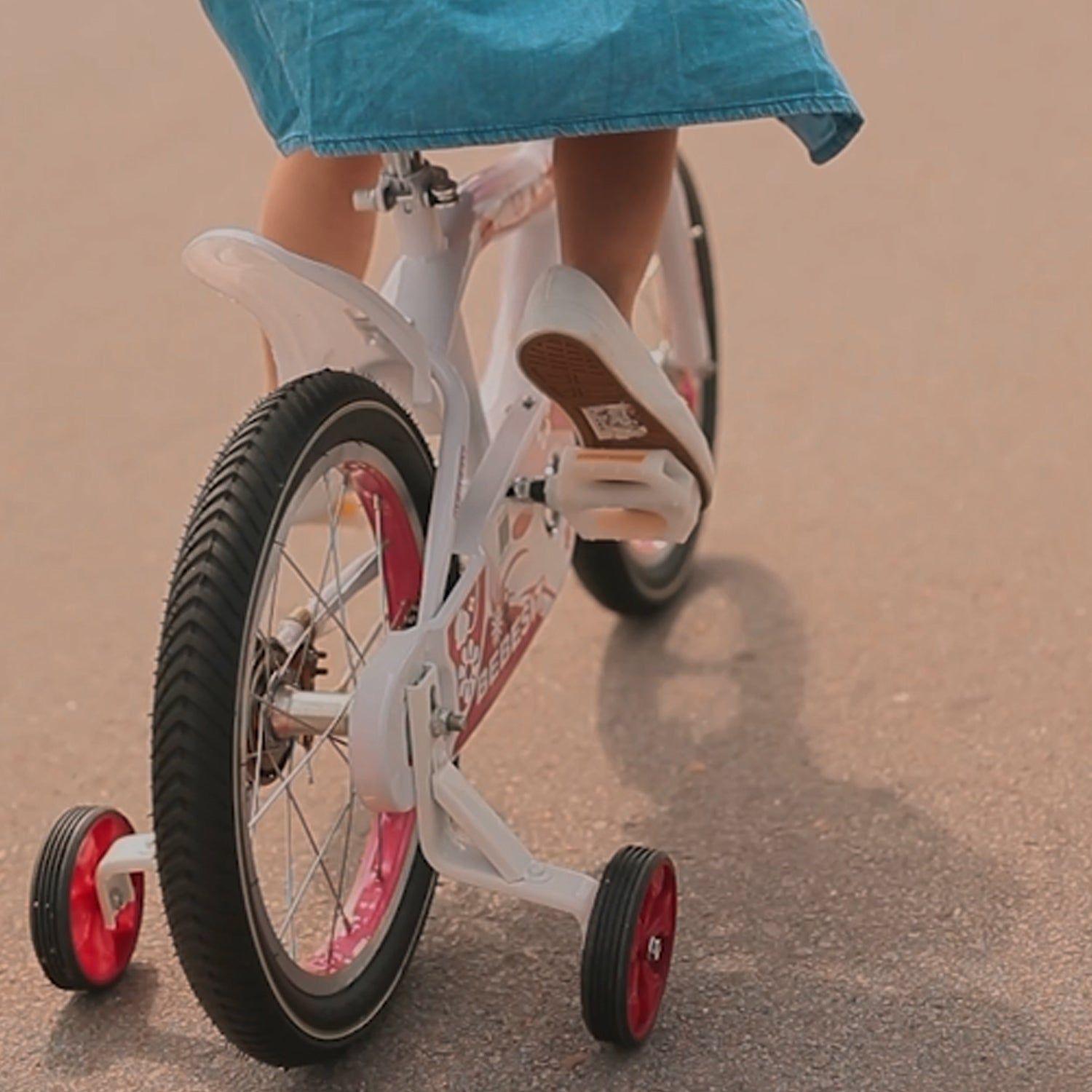 Bicicleta Infantil Queen Aro 16 Morada Bebesit-9