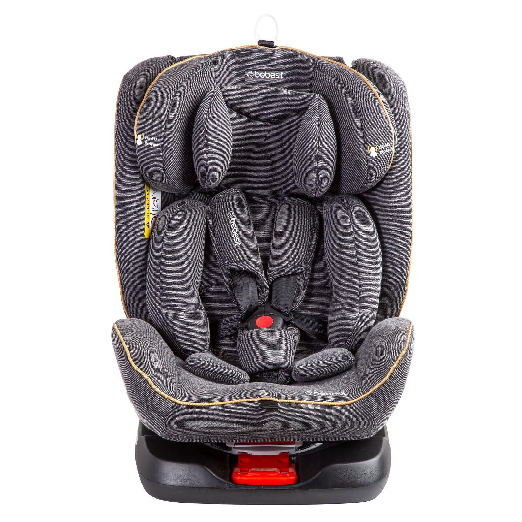 Silla de Auto Convertible Supra 360° Gris-1