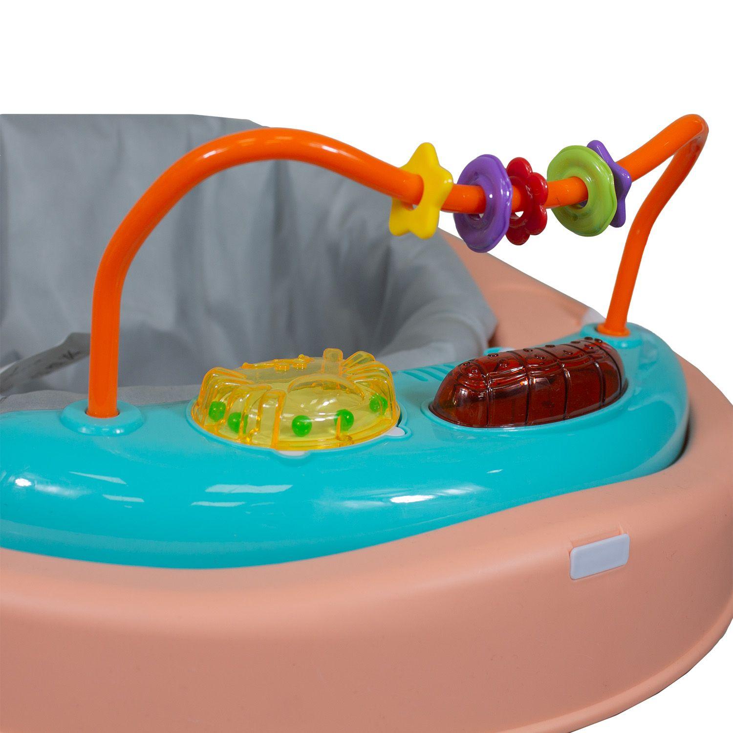 Centro de Actividad Saltarin Con Musica Jump & Play Rosa-4