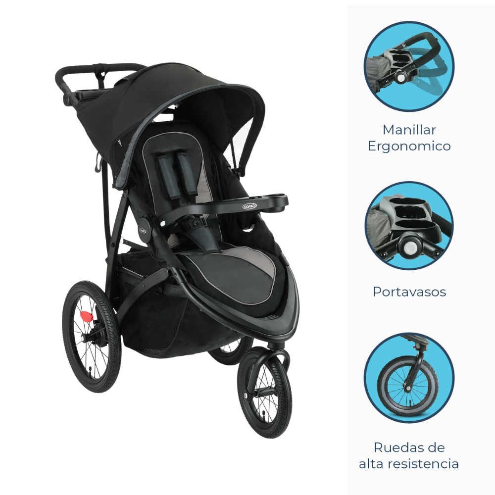 Coche de Paseo FastAction Jogger LX Stroller Redmond Graco-2
