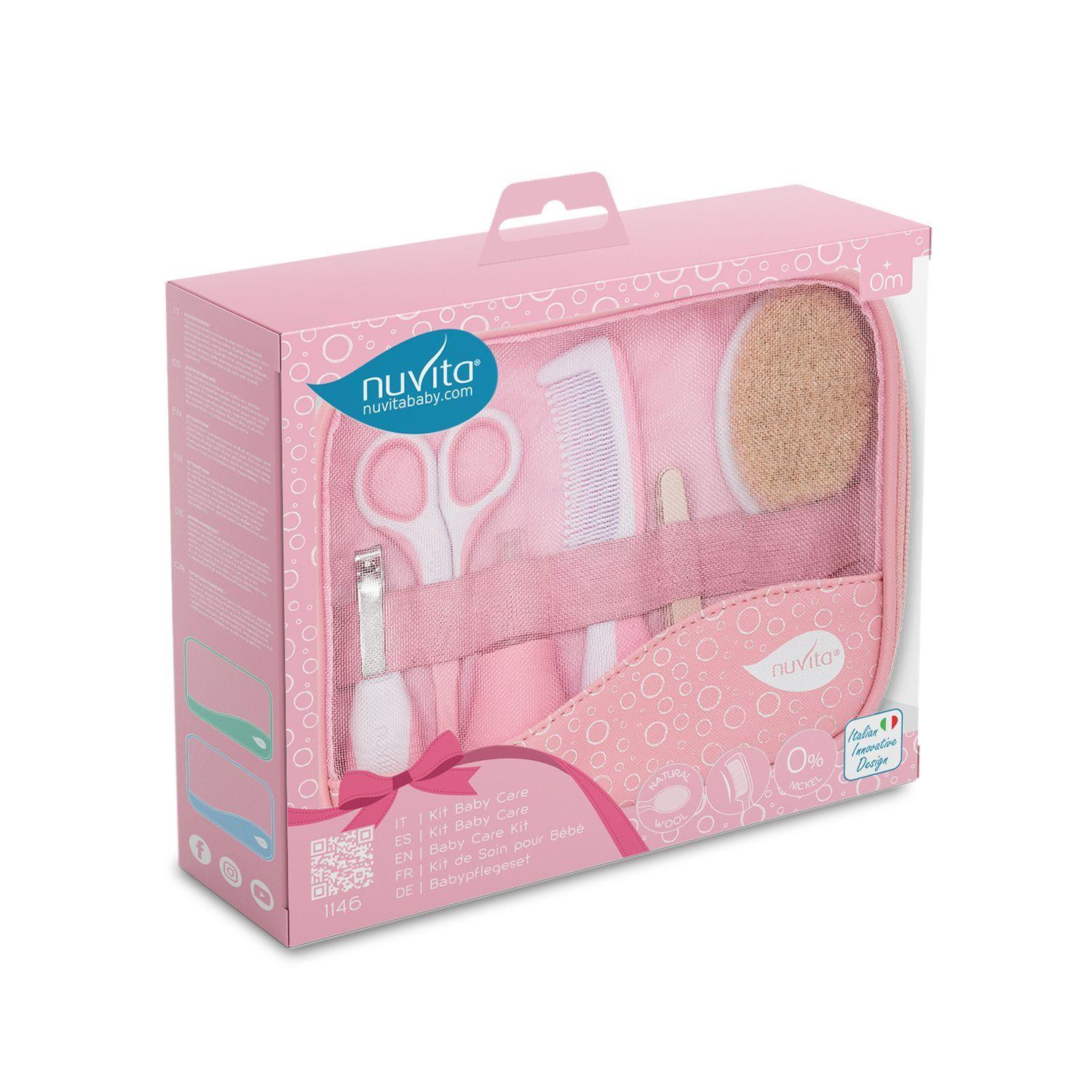 Kit de aseo Nuvita Baby Care Rosa-3