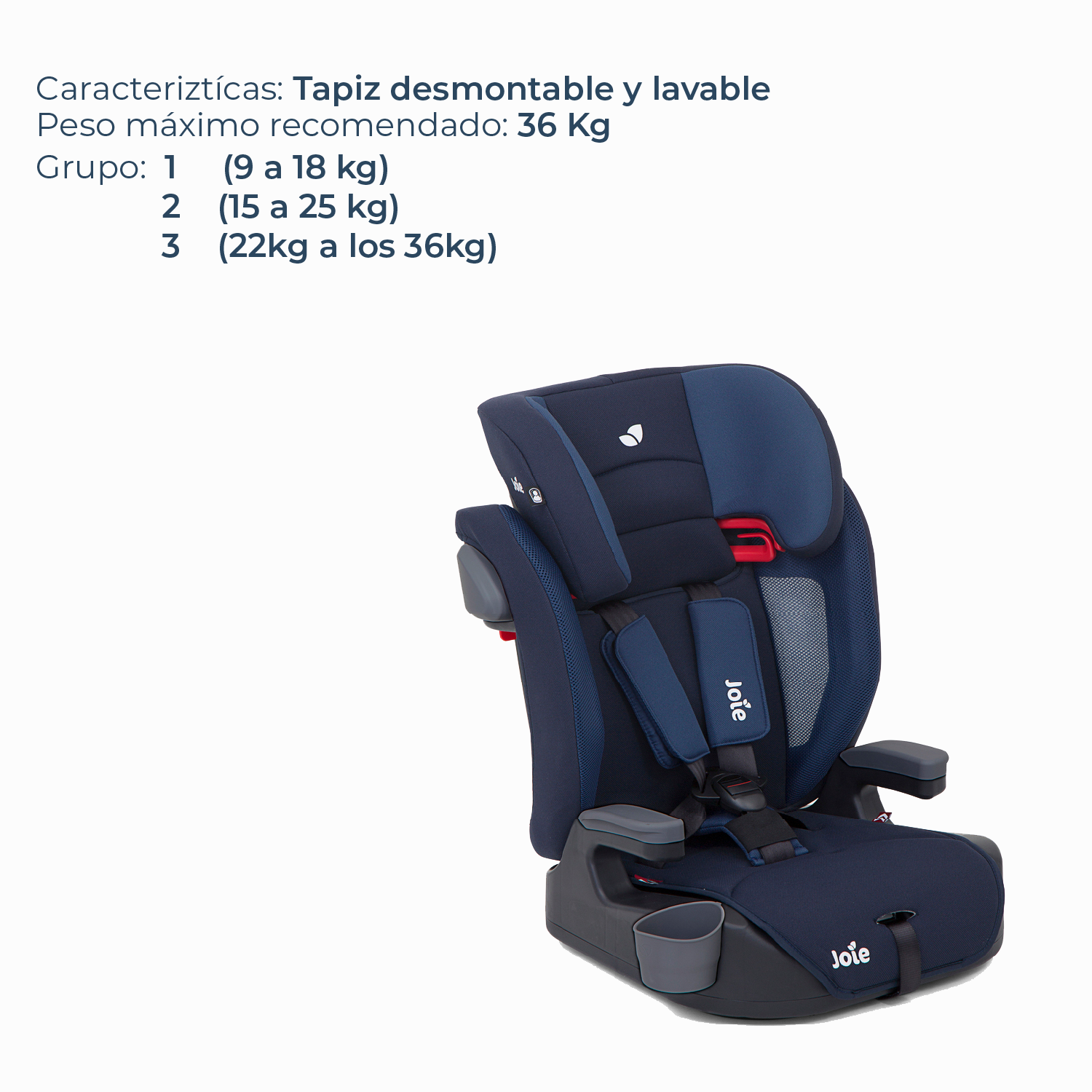 Silla de Auto Butaca Elevate Azul Joie-3
