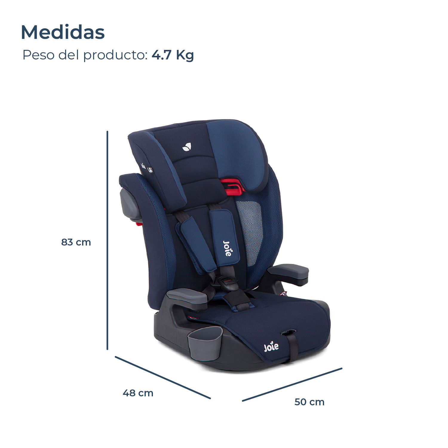 Silla de Auto Butaca Elevate Azul Joie-5