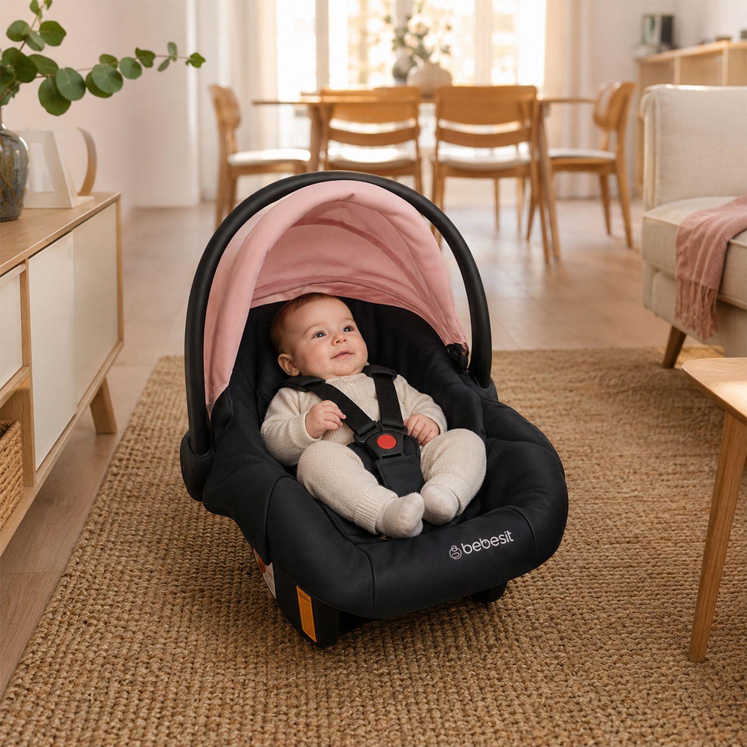 Coche Travel System Elora Rosado-5