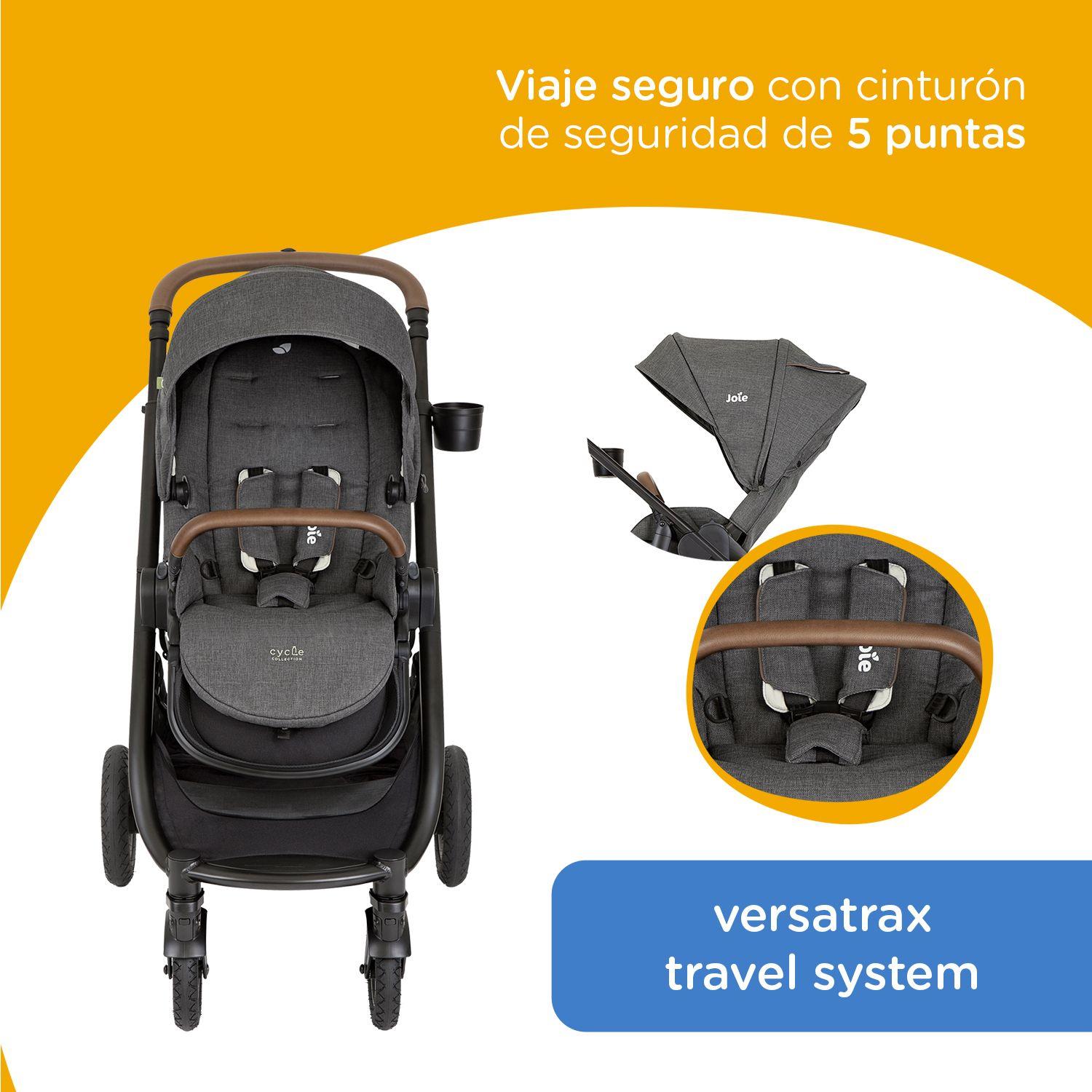 Coche Travel System Versatrax Shale Joie-1