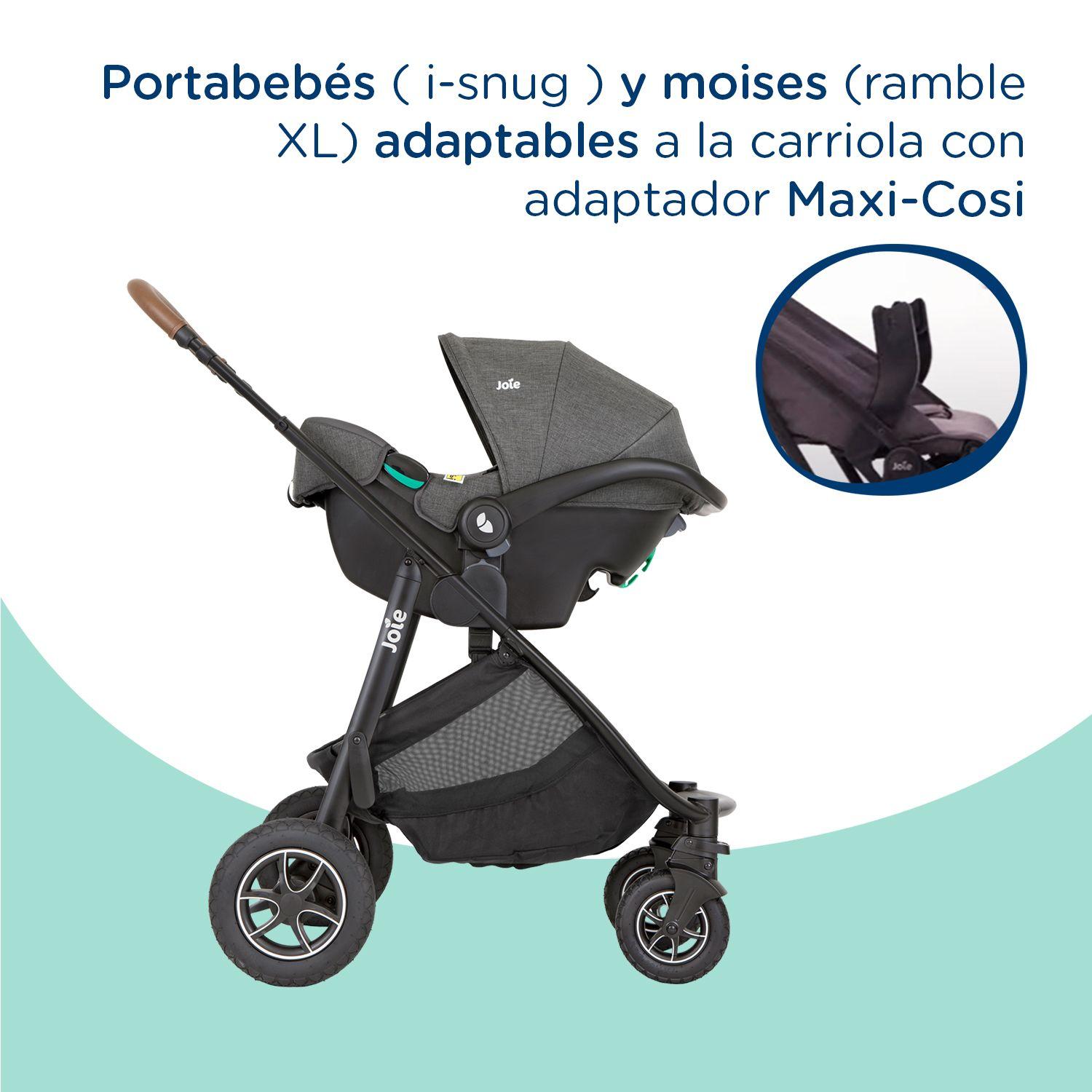 Coche Travel System Versatrax Shale Joie-6