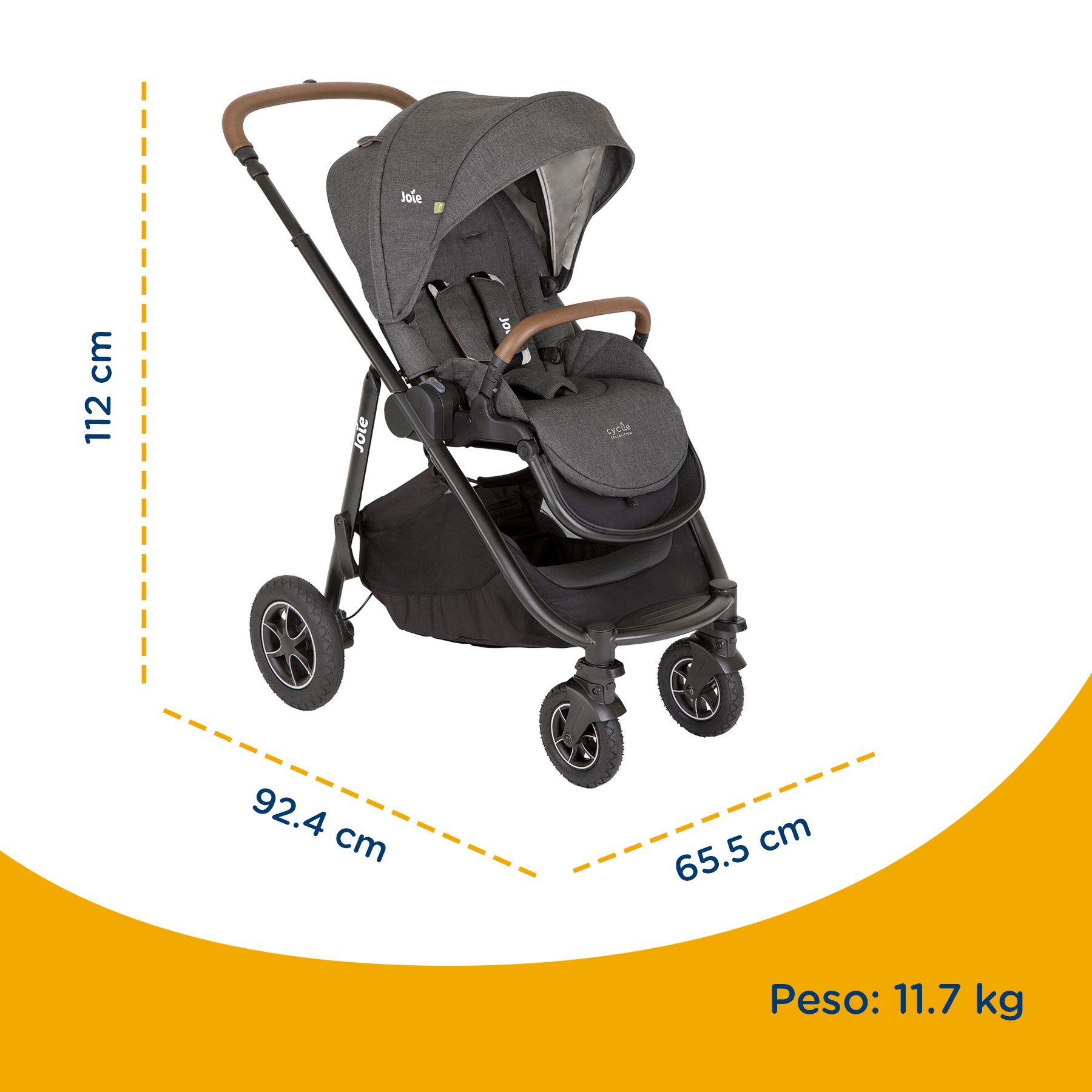 Coche Travel System Versatrax Shale Joie-7