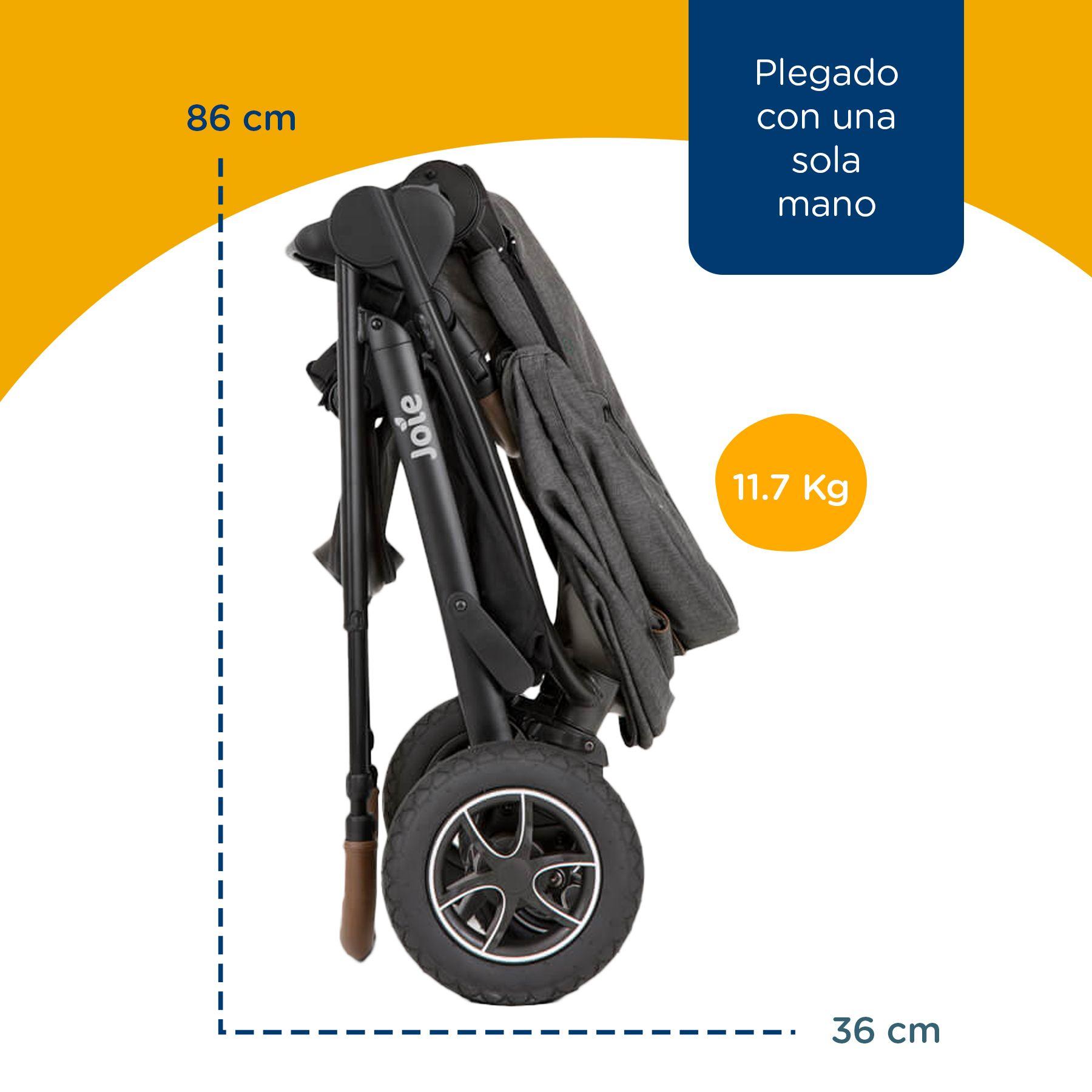 Coche Travel System Versatrax Shale Joie-8