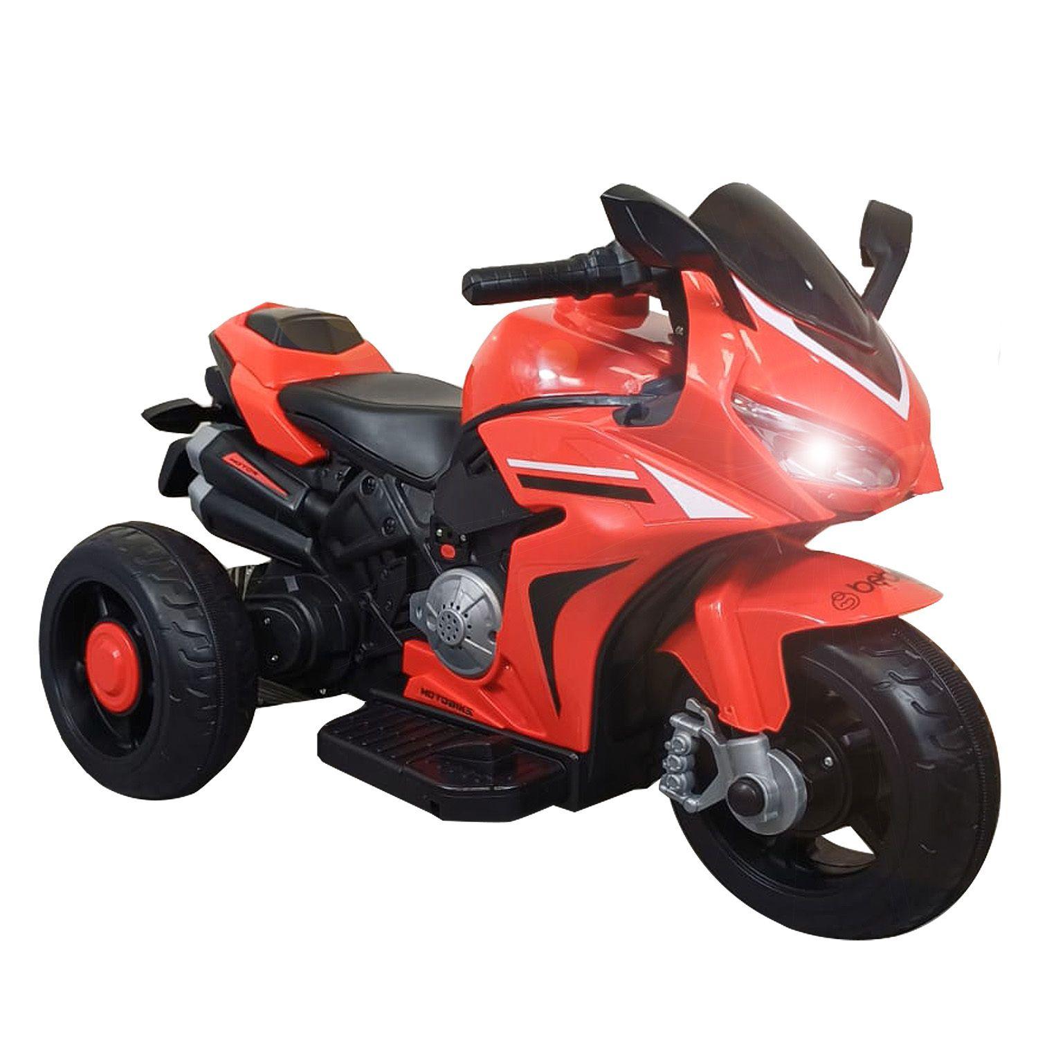 Trimoto BigTrail Niños Infantil 6V a Batería Roja-2