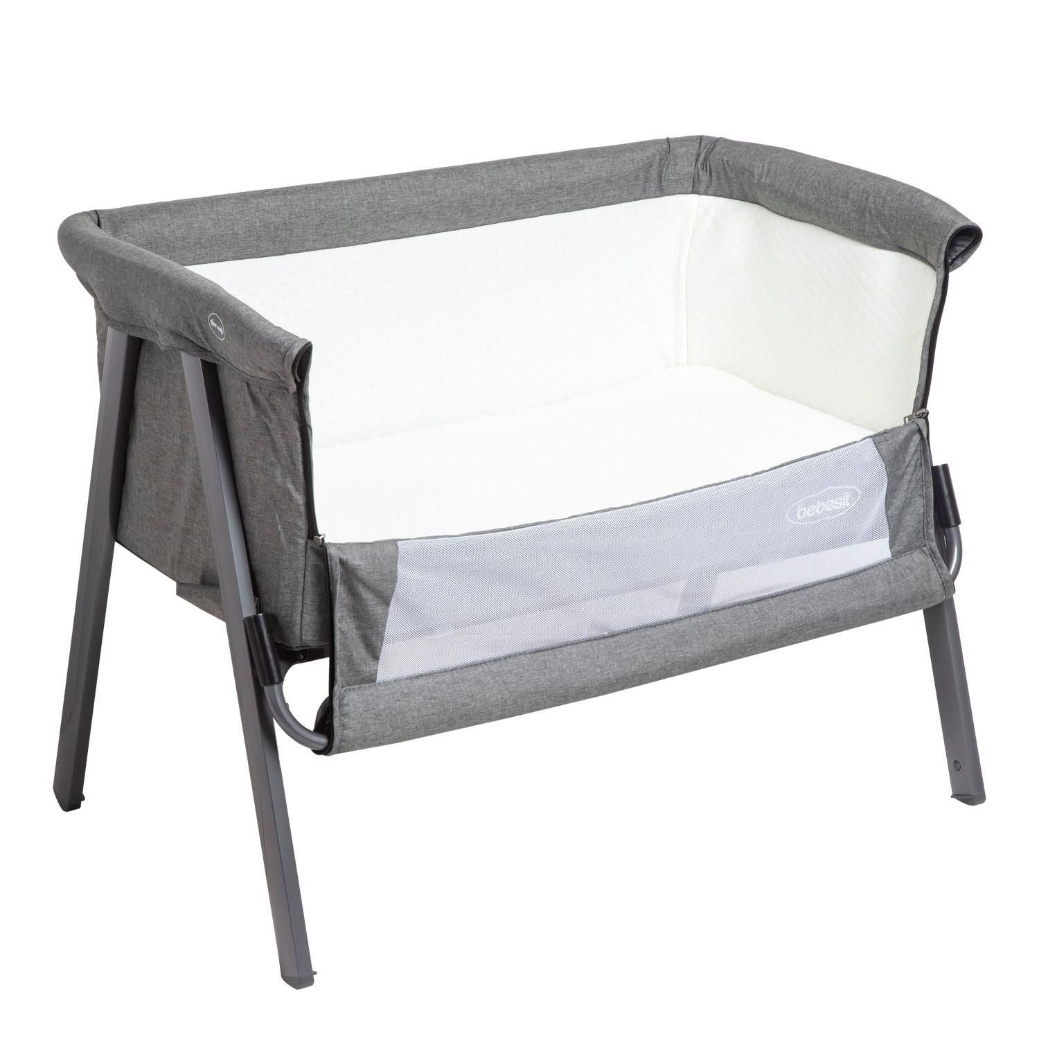 Cuna Colecho Easy Gris Bebesit-2