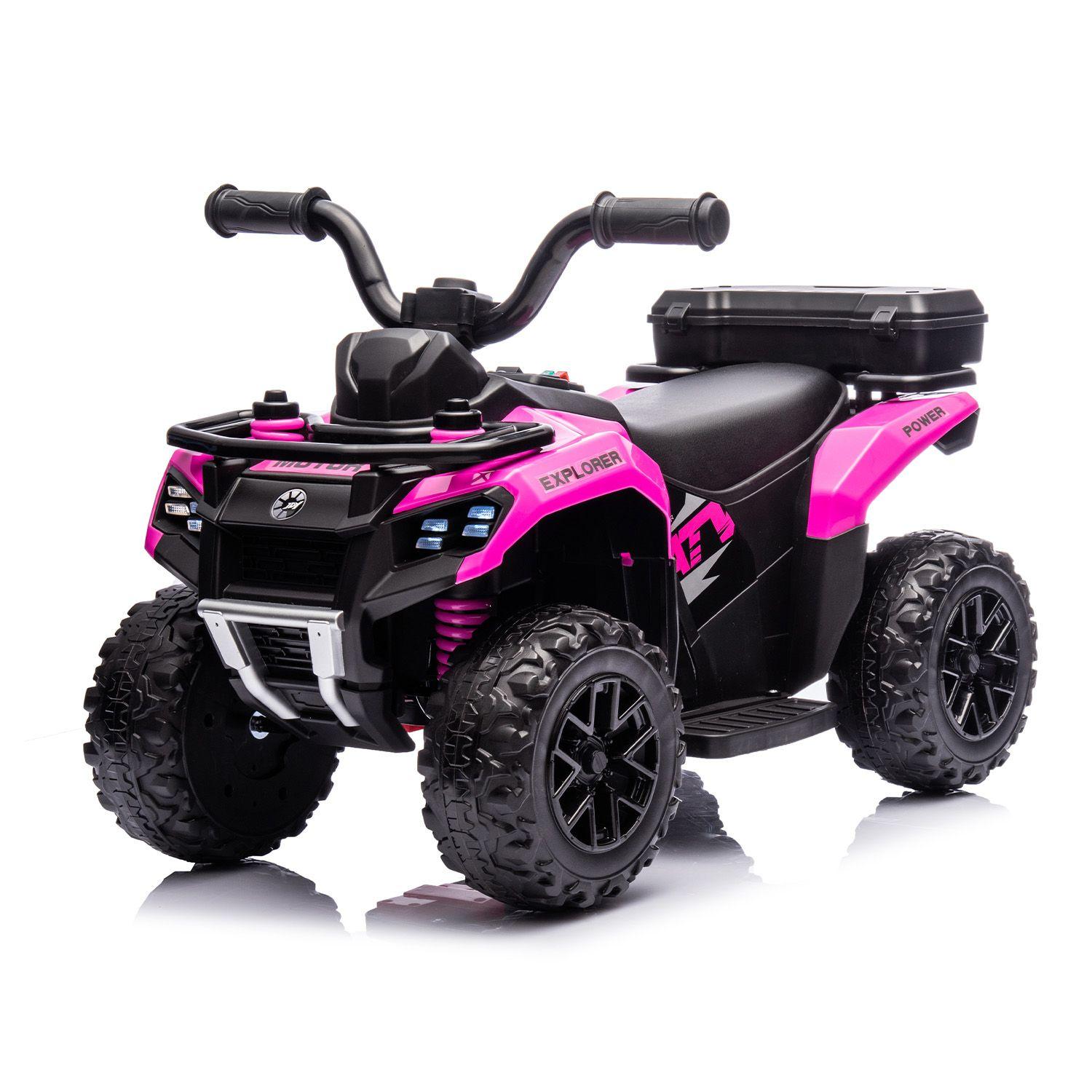 Cuadrimoto a Batería Quad SX Rosa Bebesit-0