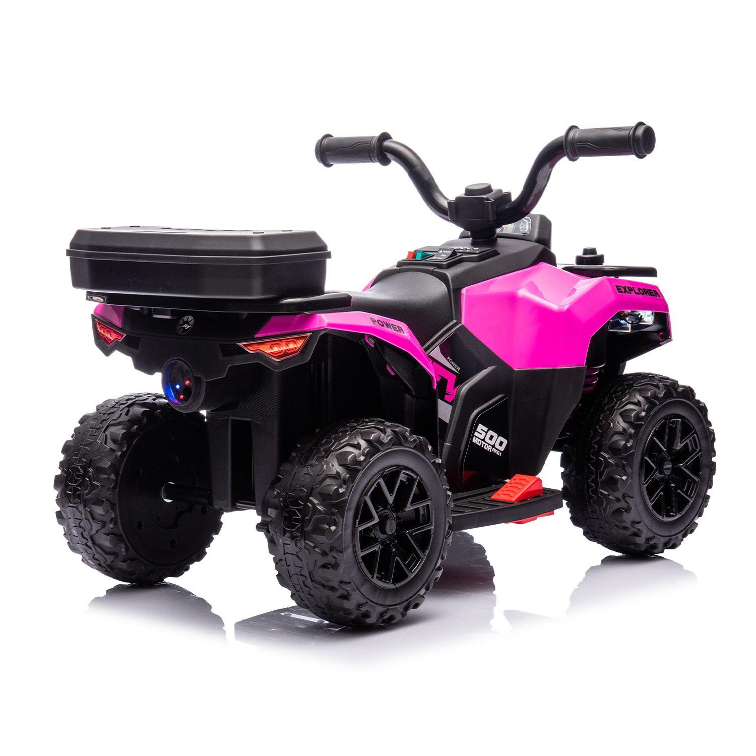 Cuadrimoto a Batería Quad SX Rosa Bebesit-1