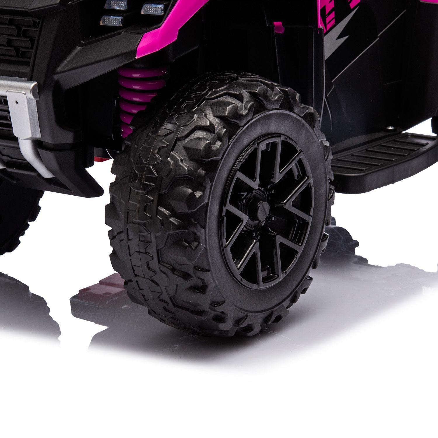 Cuadrimoto a Batería Quad SX Rosa Bebesit-2