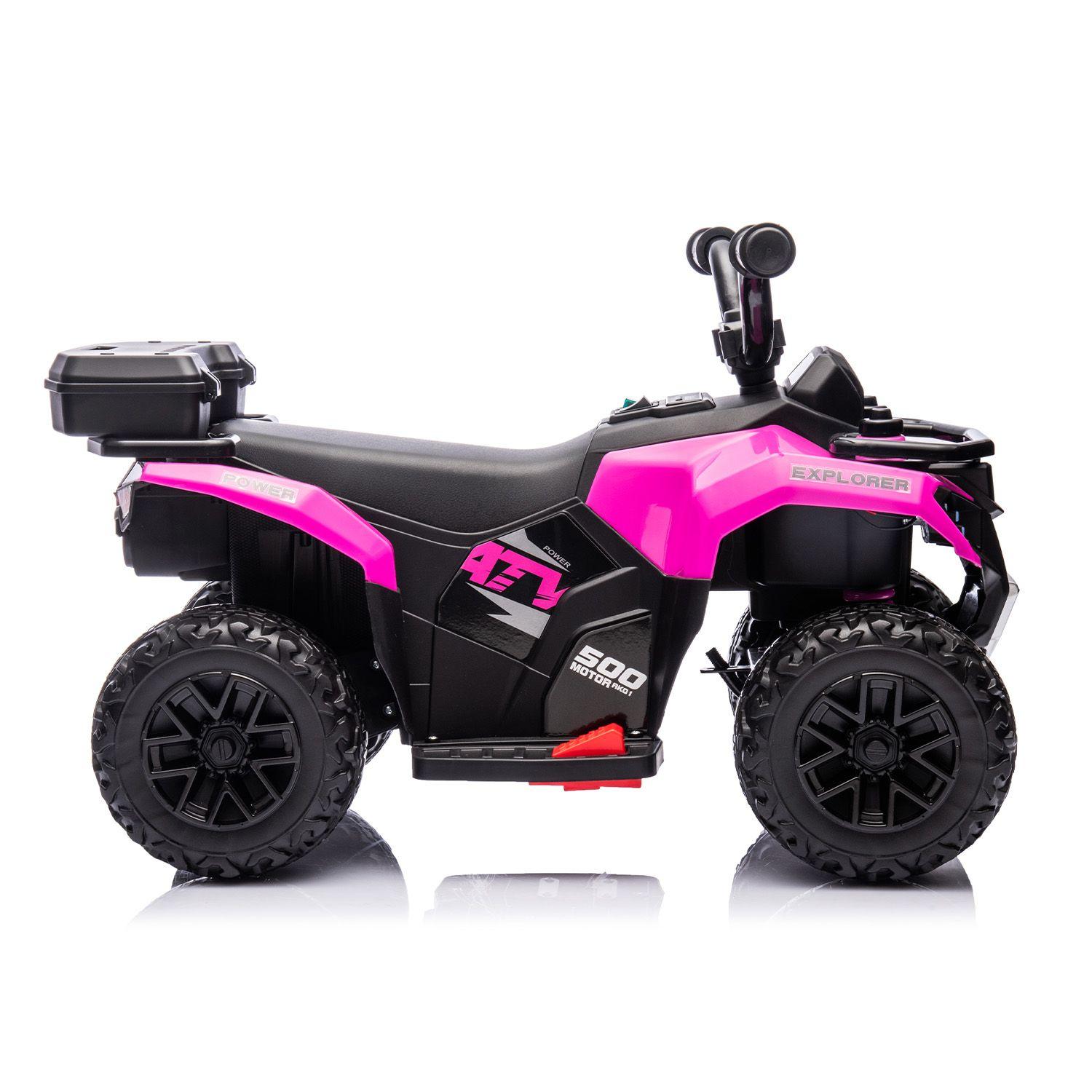 Cuadrimoto a Batería Quad SX Rosa Bebesit-5
