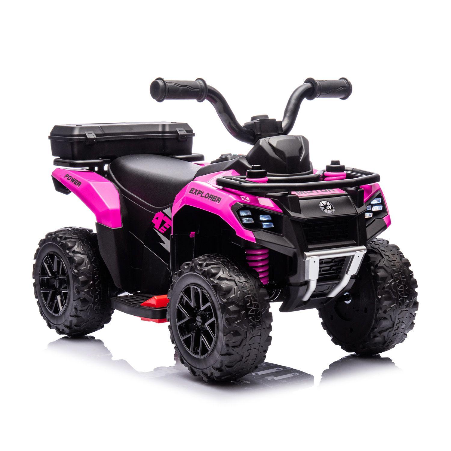 Cuadrimoto a Batería Quad SX Rosa Bebesit-6