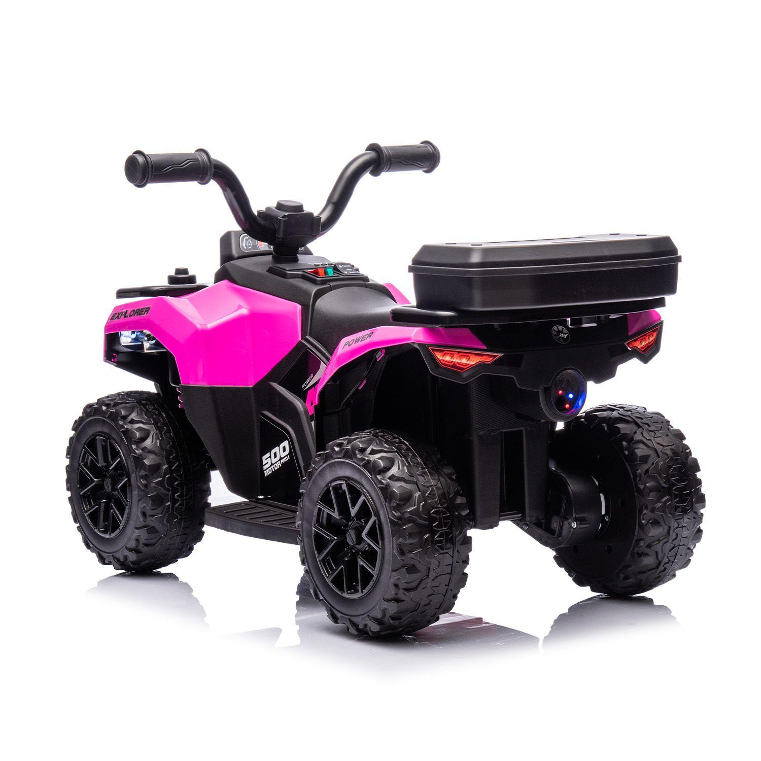 Cuadrimoto a Batería Quad SX Rosa Bebesit-8
