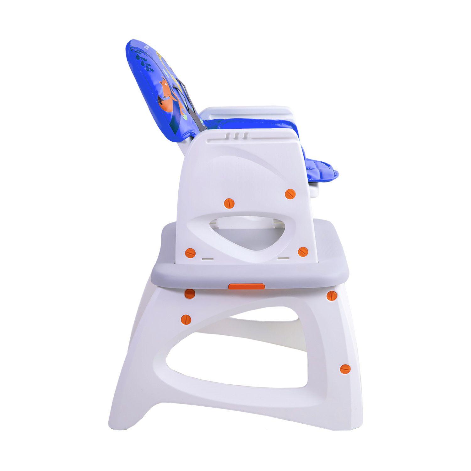 Silla de Comer Escritorio Balancin Eat&Swing Azul Bebesit-5