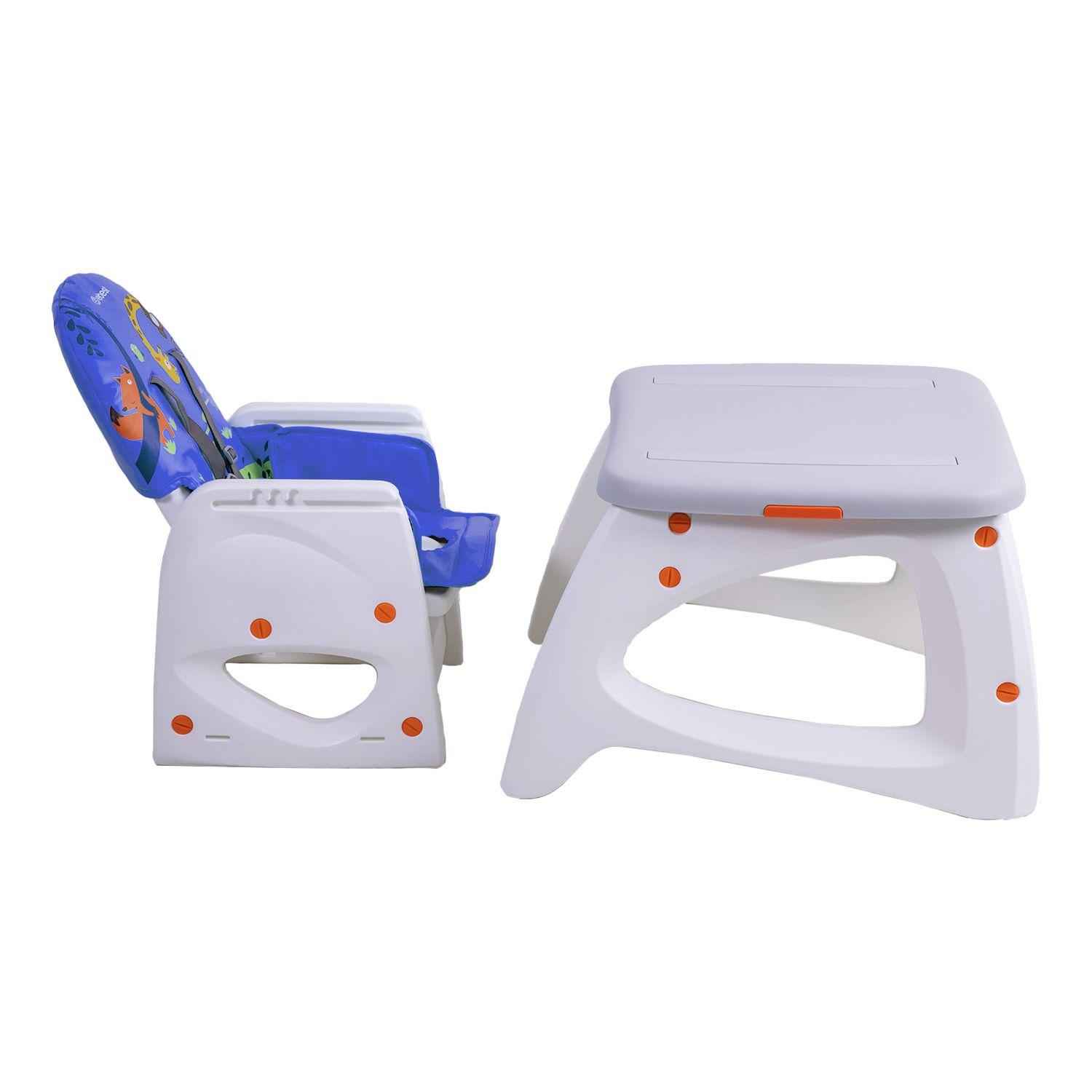 Silla de Comer Escritorio Balancin Eat&Swing Azul Bebesit-7