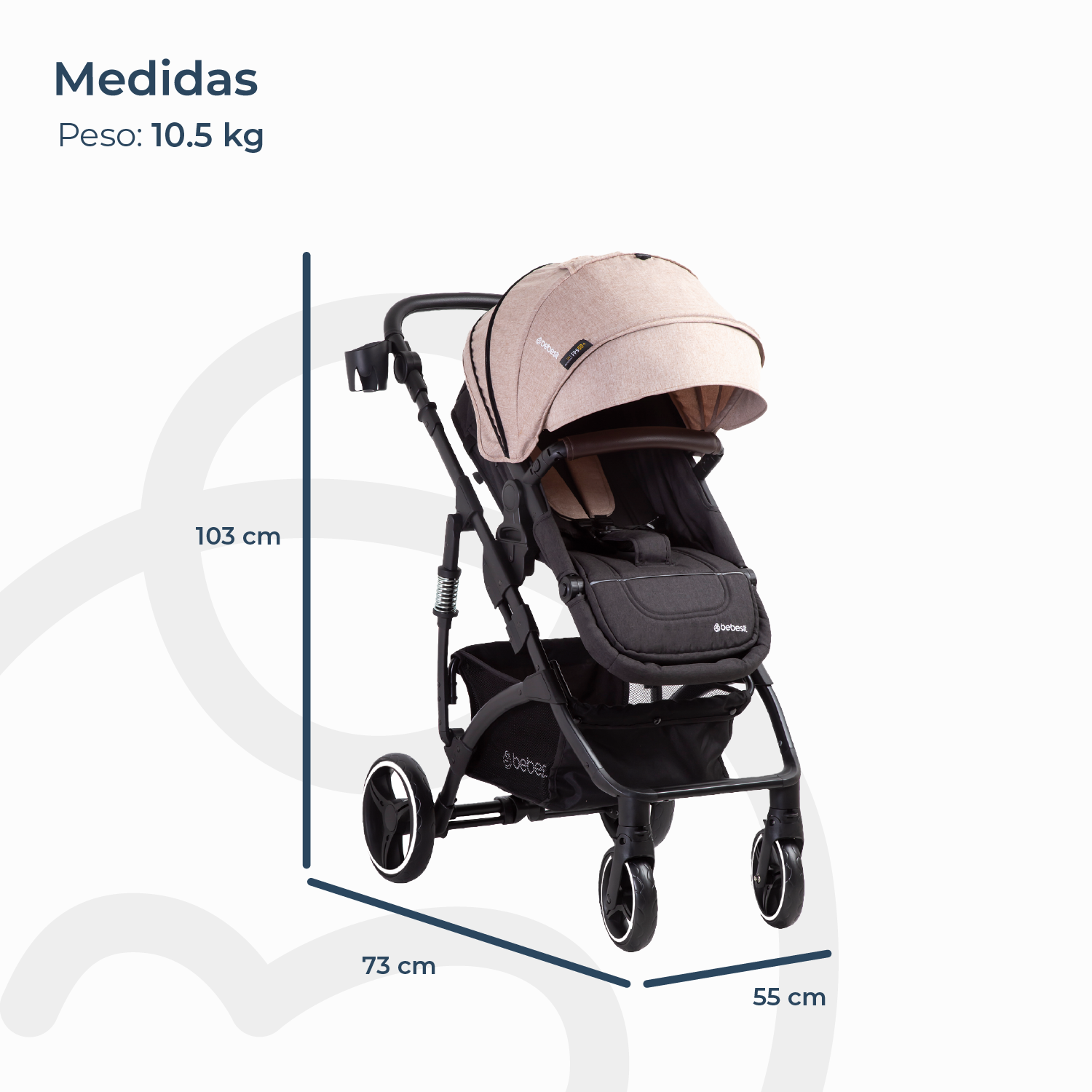 Coche Travel System Explorer LX Beige-7