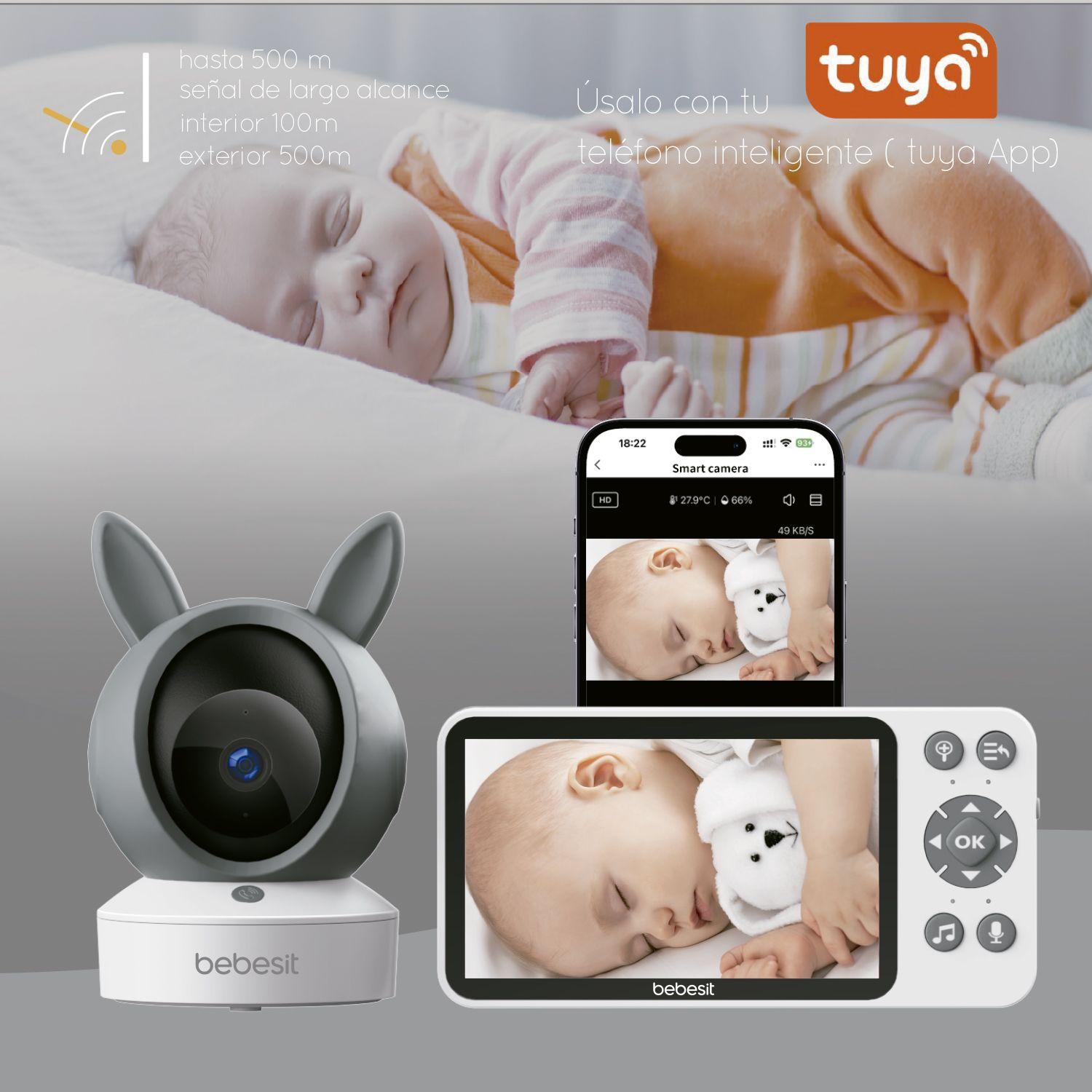 Monitor Camara 360 SmartGuard HF3.0 Wifi1080p Ruido+Soporte-3