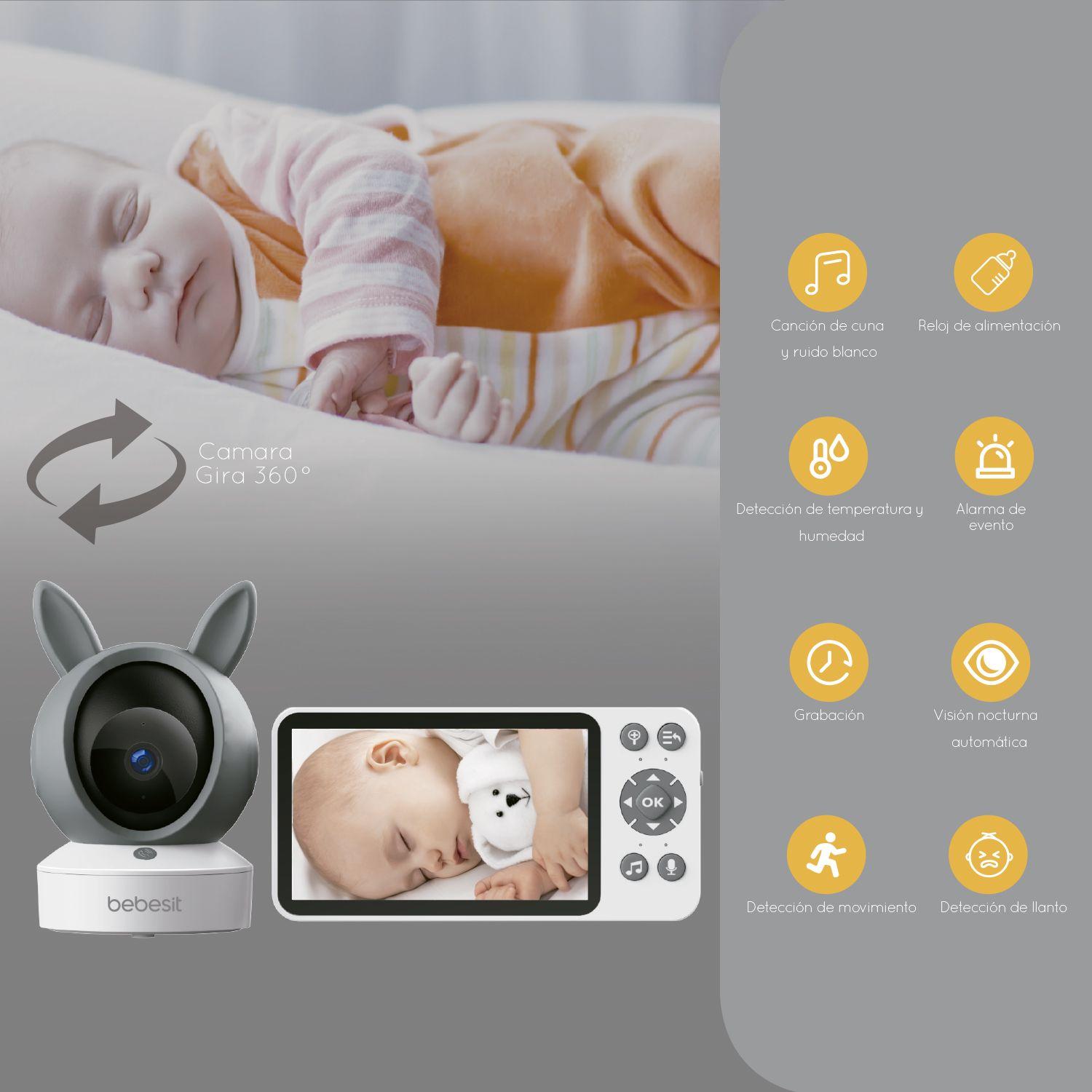 Monitor Camara 360 SmartGuard HF3.0 Wifi1080p Ruido+Soporte-4