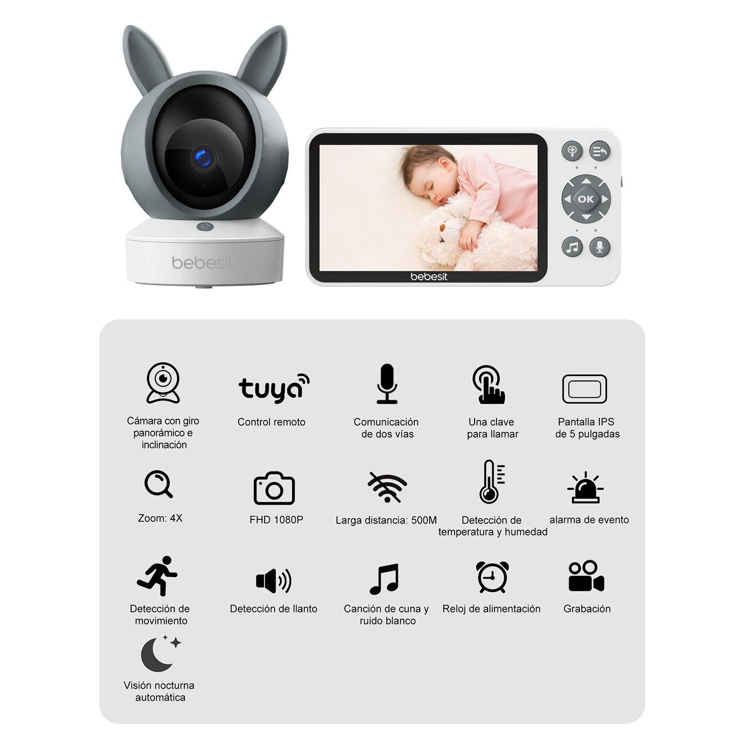Monitor Camara 360 SmartGuard HF3.0 Wifi1080p Ruido+Soporte-5