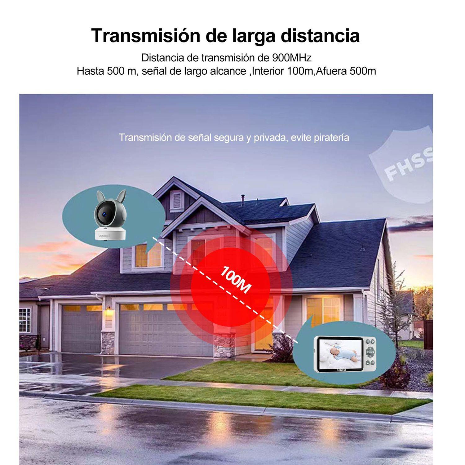 Monitor Camara 360 SmartGuard HF3.0 Wifi1080p Ruido+Soporte-6