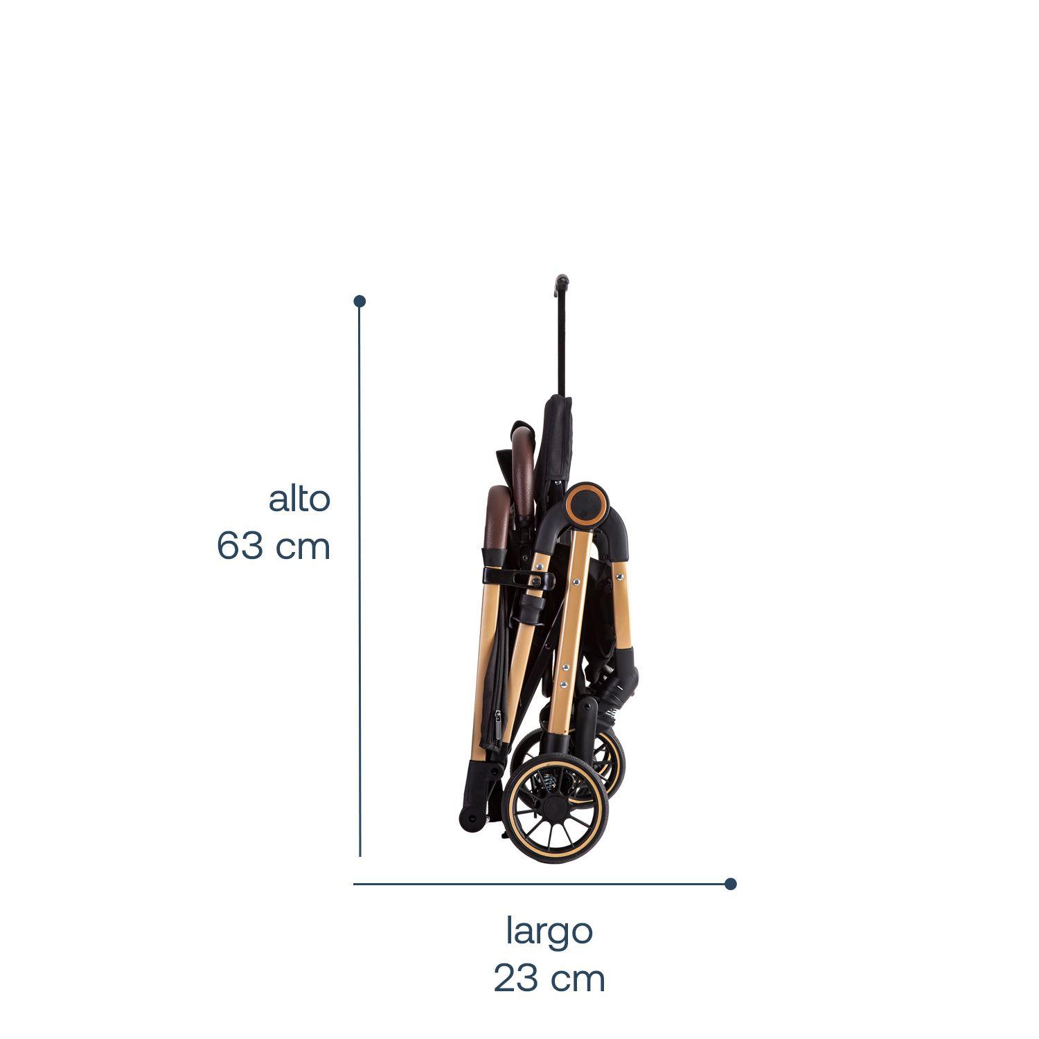 Coche Maleta UltraCompacto Paseo Micro SX Negro Bebesit-9
